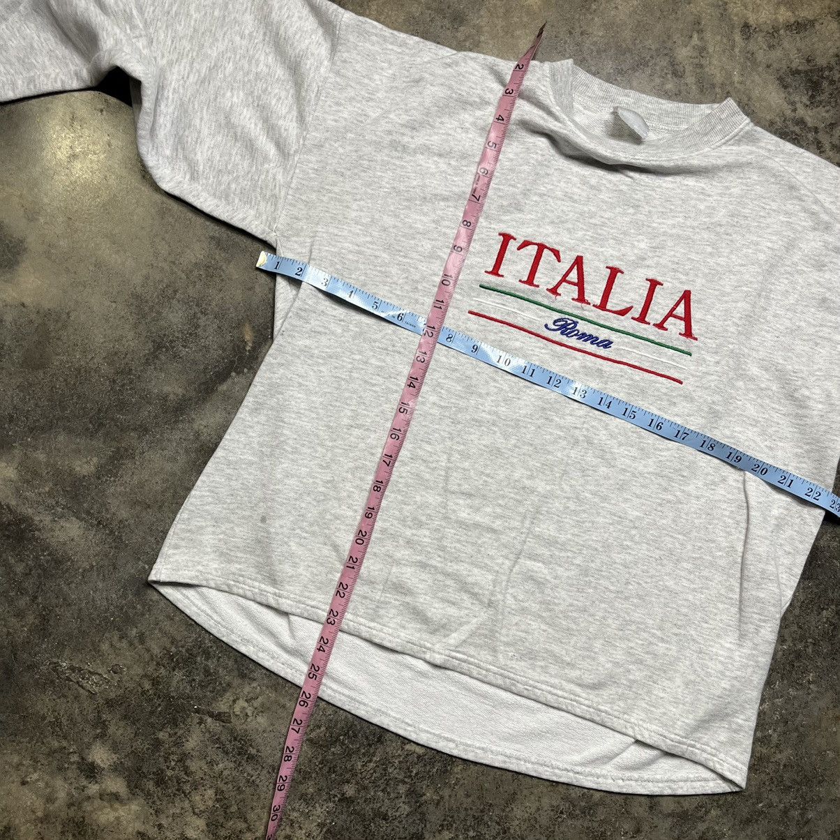 Vintage vintage rome italy roma italia crop sweatshirt Size US L / EU 52-54 / 3 - 3 Thumbnail