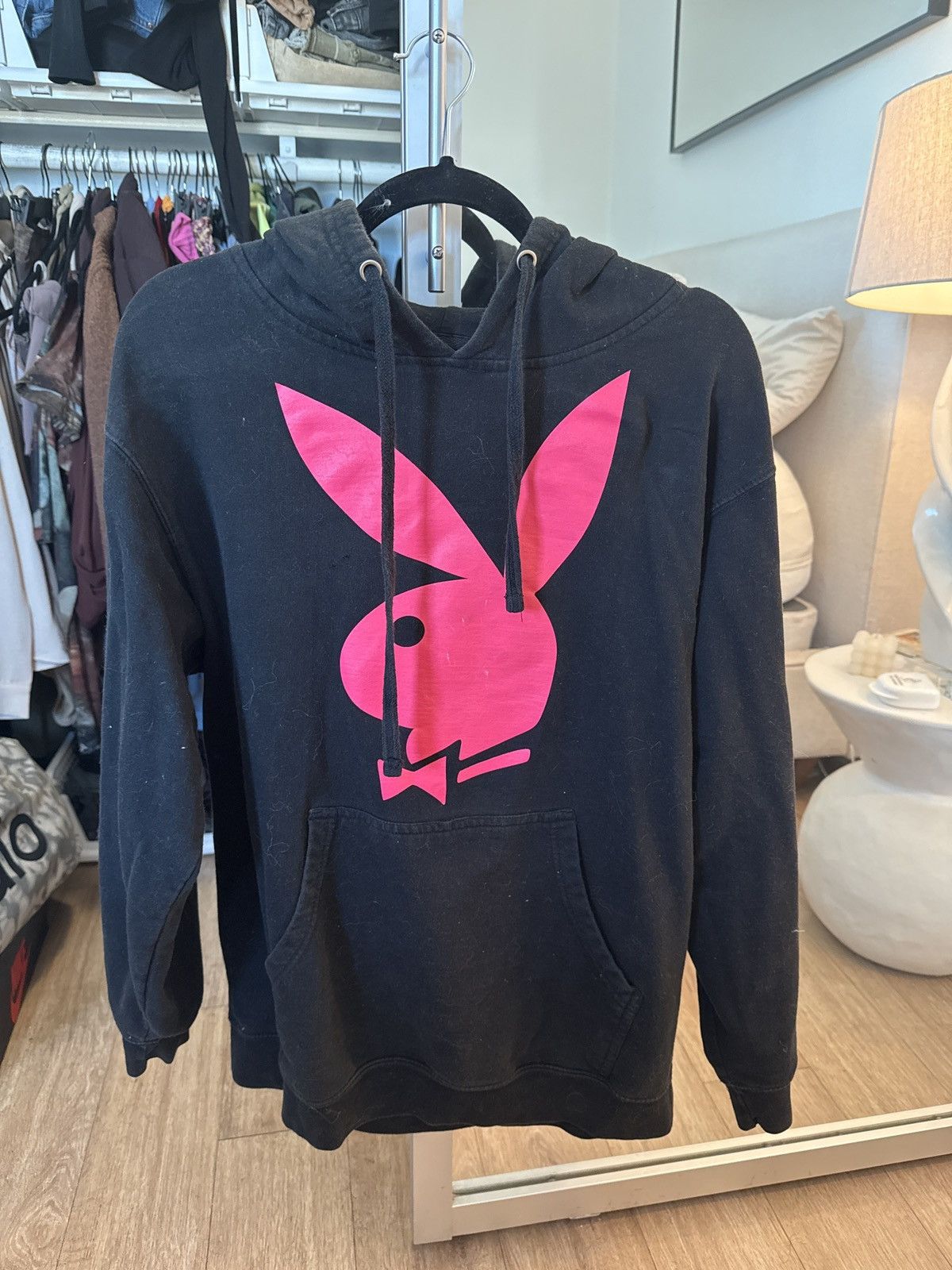 Anti Social Social Club × Playboy Anti Social Social Club x Playboy Hoodie Black / Pink Size US M / EU 48-50 / 2 - 1 Thumbnail