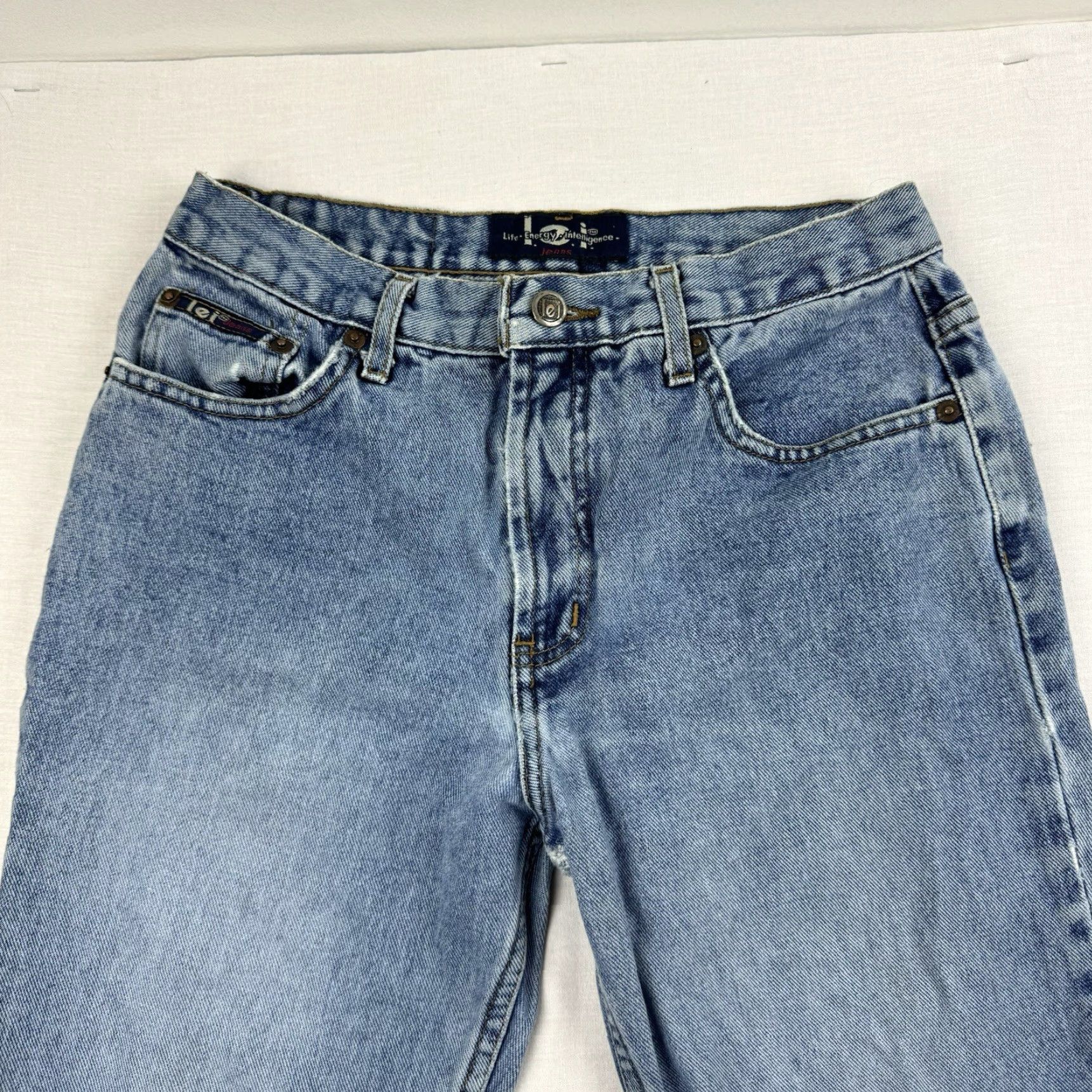 Vintage VINTAGE LEI Jeans Womens 9 Blue Bootcut Hipster Y2K 90s Flared Jeans Size 30" / US 8 / IT 44 - 3 Thumbnail