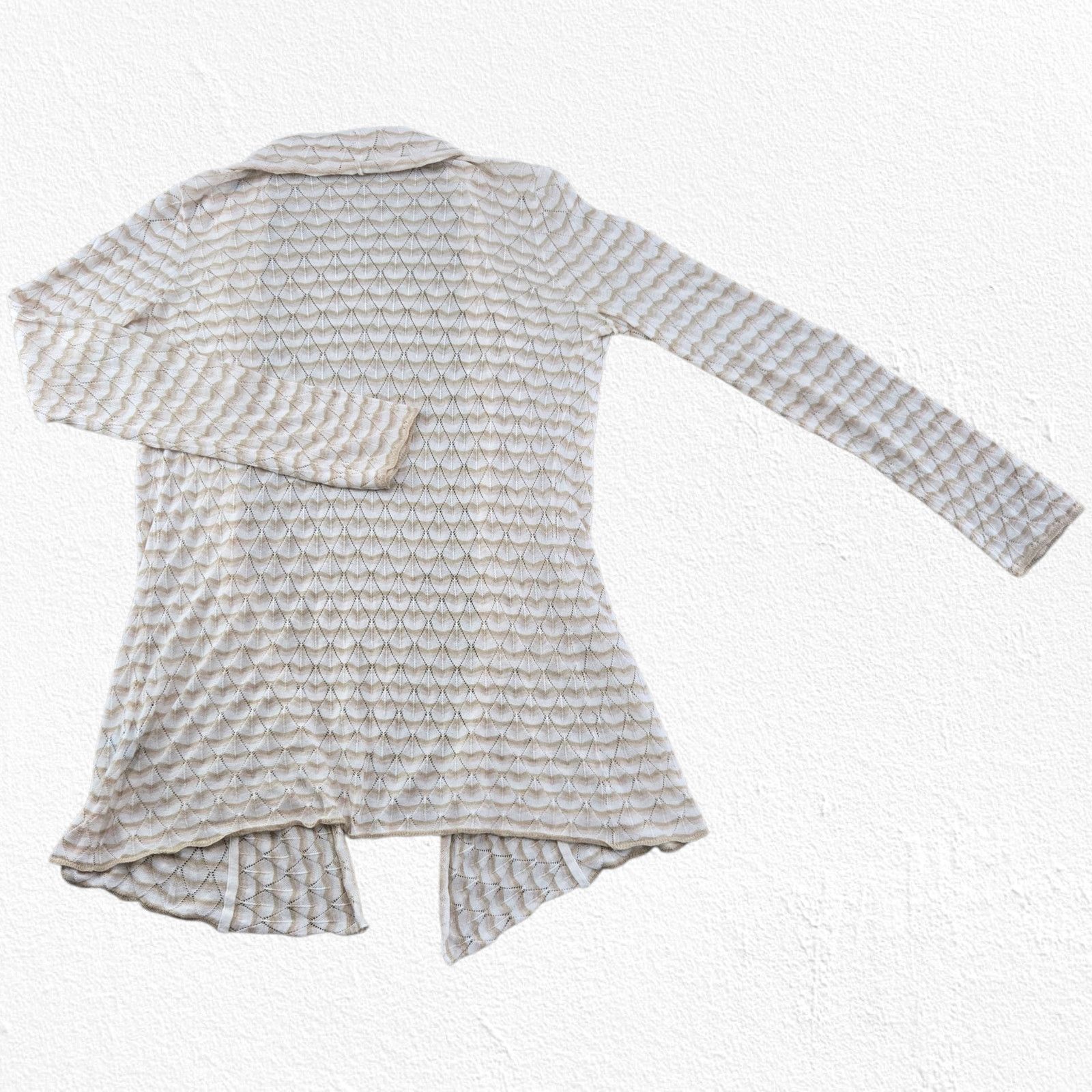 J.McLaughlin J. McLaughlin Beige Open Front Knit Cardigan Size Small Size S / US 4 / IT 40 - 11 Thumbnail