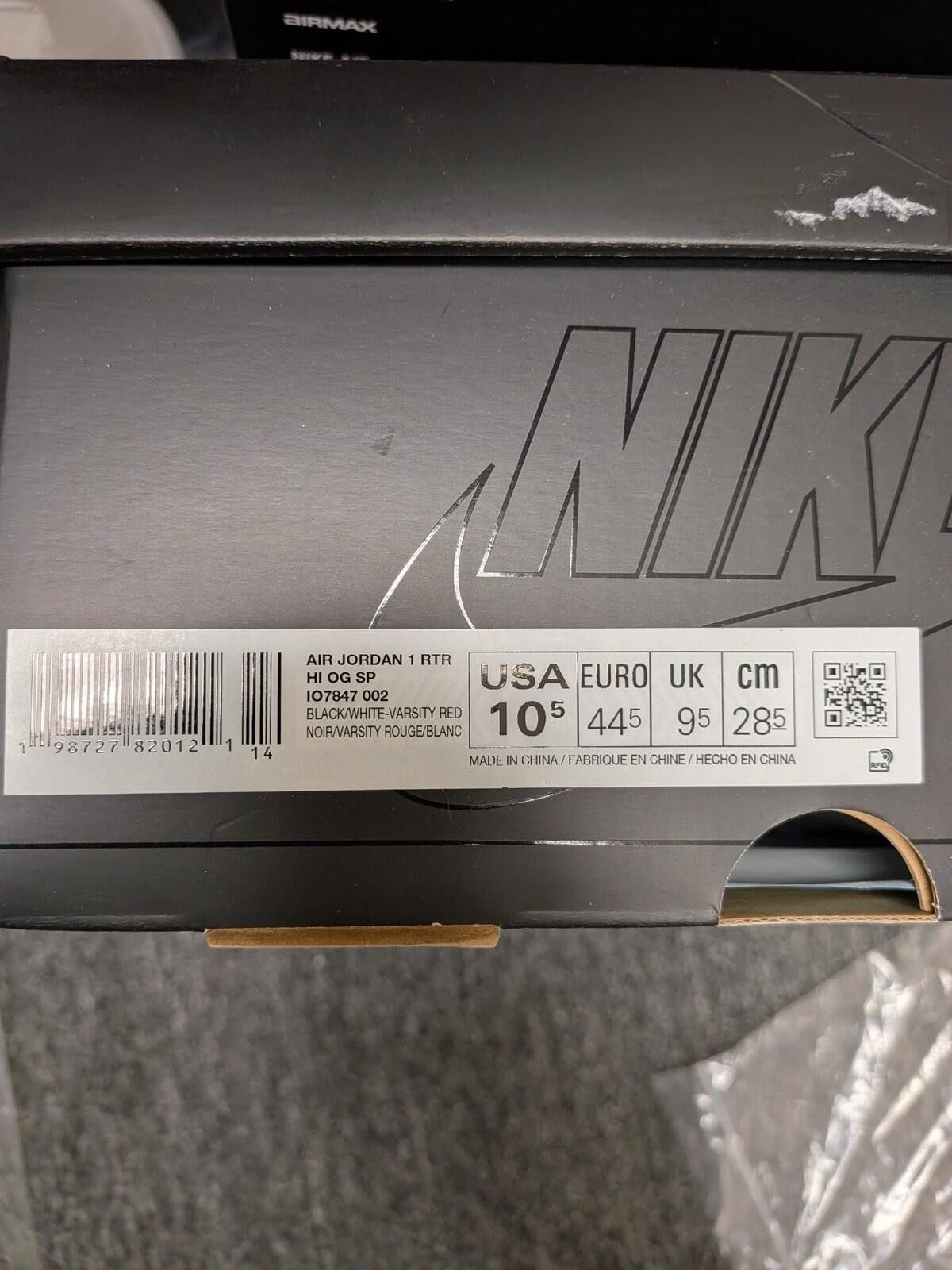 Jordan Brand Nike Air Jordan 1 RTR HI OG Union LA x Fragment IO7847 002 Size US 10.5 / EU 43-44 - 6 Thumbnail