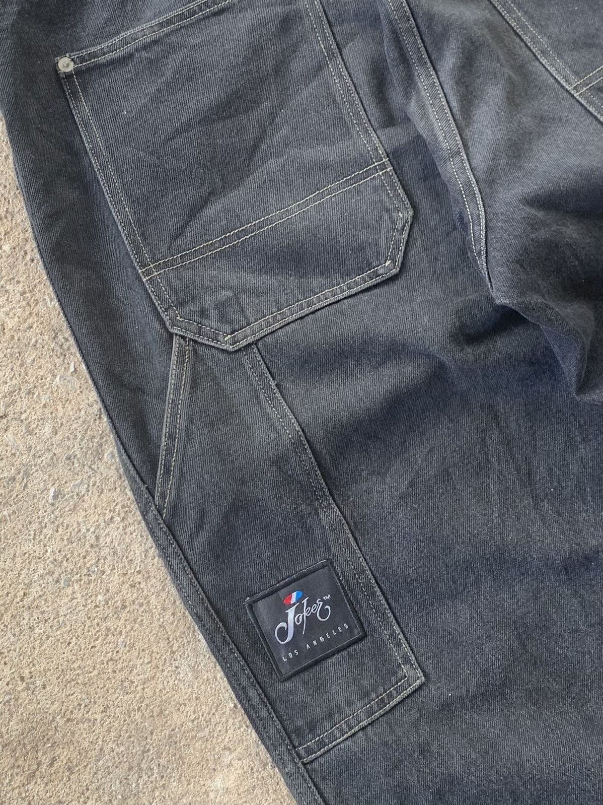 Japanese Brand Vintage Joker Losangeles carpenter pants black Size US 38 / EU 54 - 4 Thumbnail