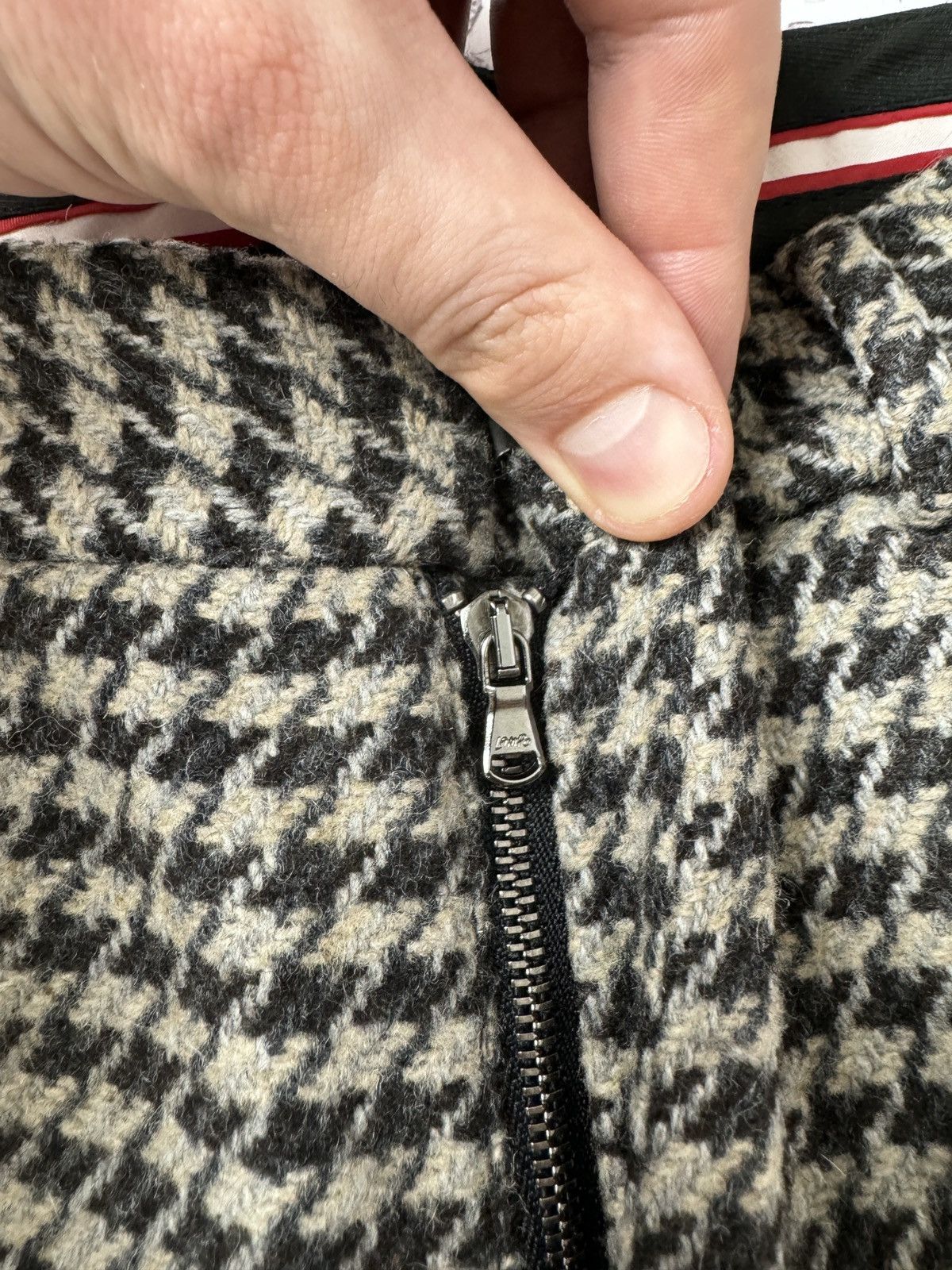 Bally Bally Wool Gray houndstooth casual classic pants Size US 30 / EU 46 - 11 Thumbnail
