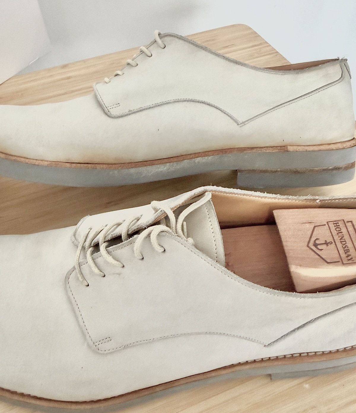 Maison Margiela Margiela Line 22 Distressed Suede White/Grey size 13 Size US 13 / EU 46 - 4 Thumbnail