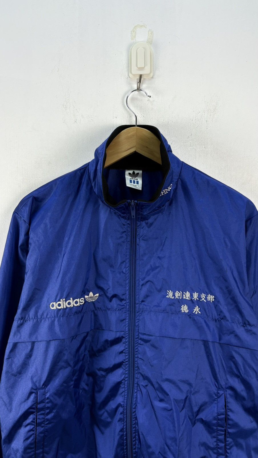 Adidas Vintage 90s Adidas Windbreaker Light Bomber Jacket Size US L / EU 52-54 / 3 - 2 Thumbnail
