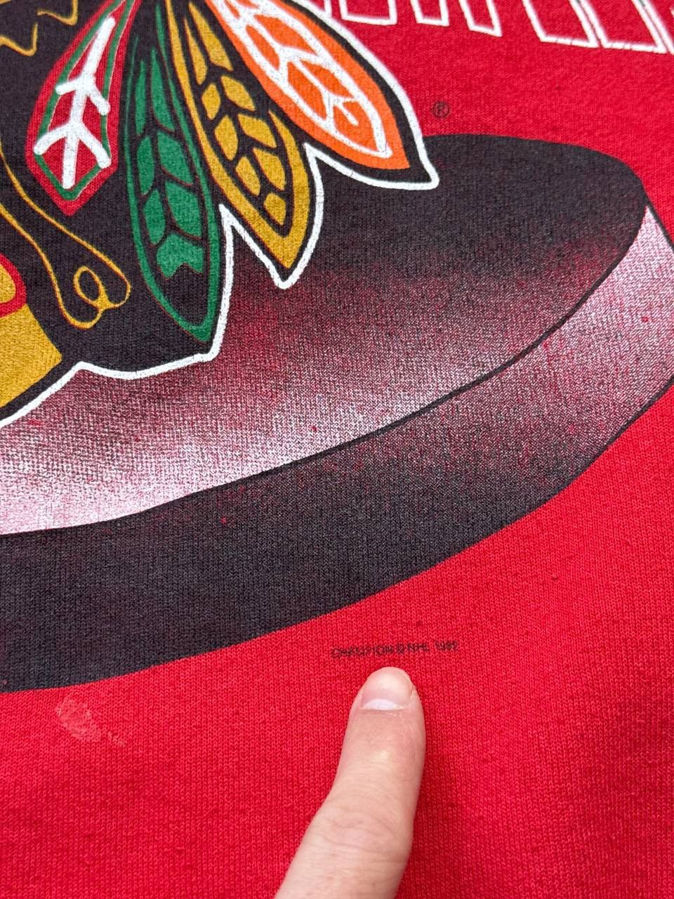 Hanes Hanes Blackhawks sweatshirt Size XL / US 12-14 / IT 48-50 - 5 Thumbnail