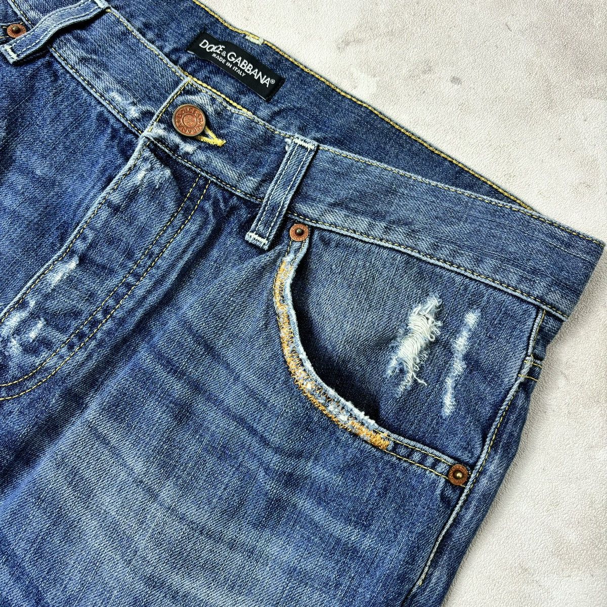 Dolce & Gabbana × If Six Was Nine Dolce & Gabbana ripped skinny jeans Size US 32 / EU 48 - 3 Thumbnail