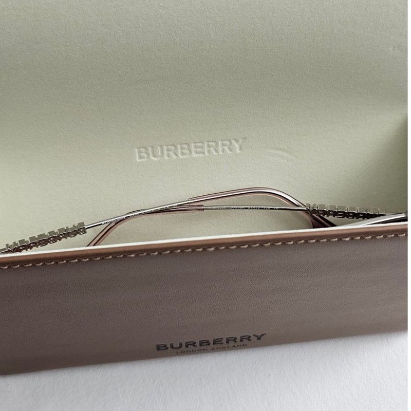 Burberry Burberry BE3143 Alexis Metal Sunglasses in Silver Pink Size ONE SIZE - 11 Thumbnail