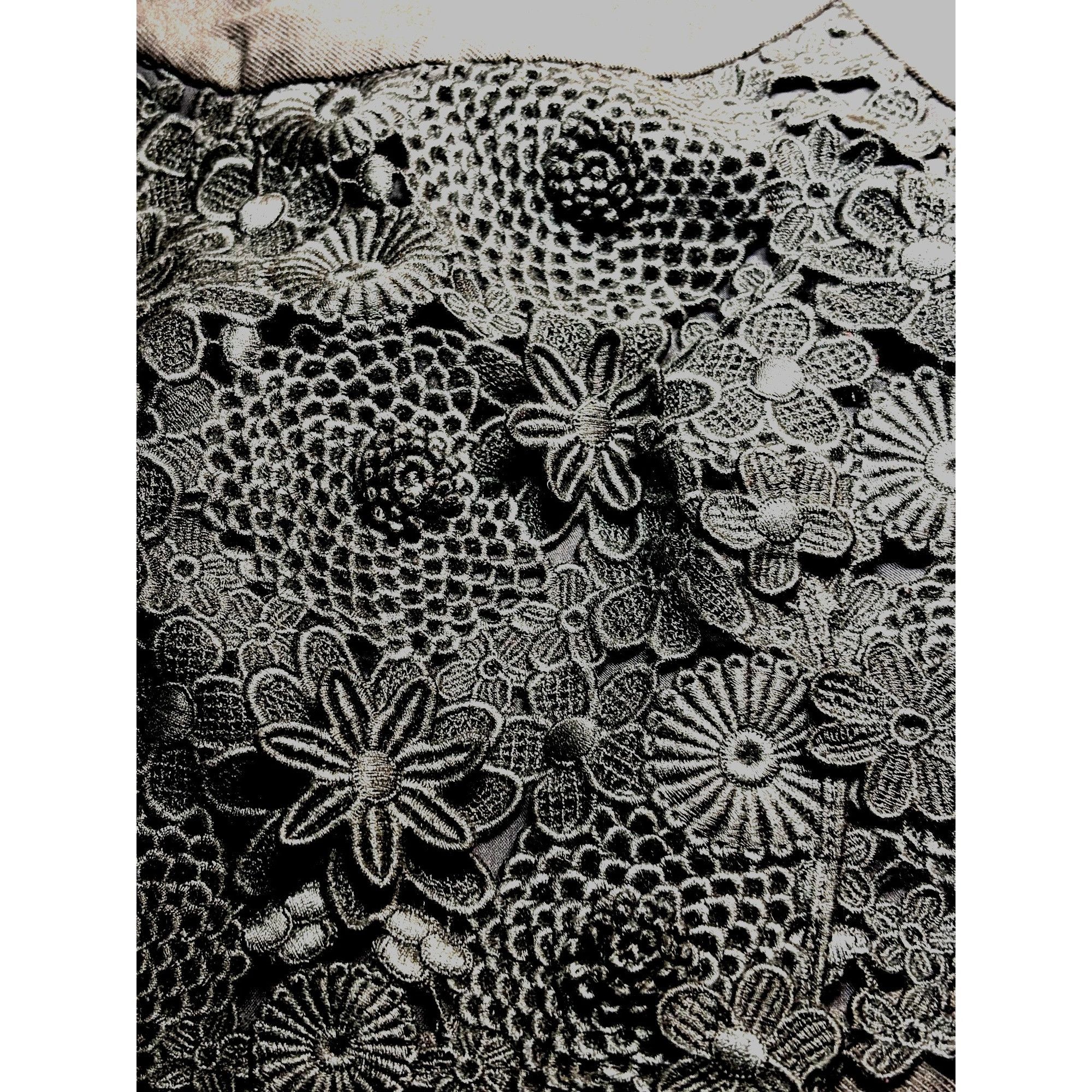 Anthropologie Anthropologie Women Lace Sheath Dress Black 00 Quiet Luxury Size XXS / US 00 / IT 34 - 7 Thumbnail