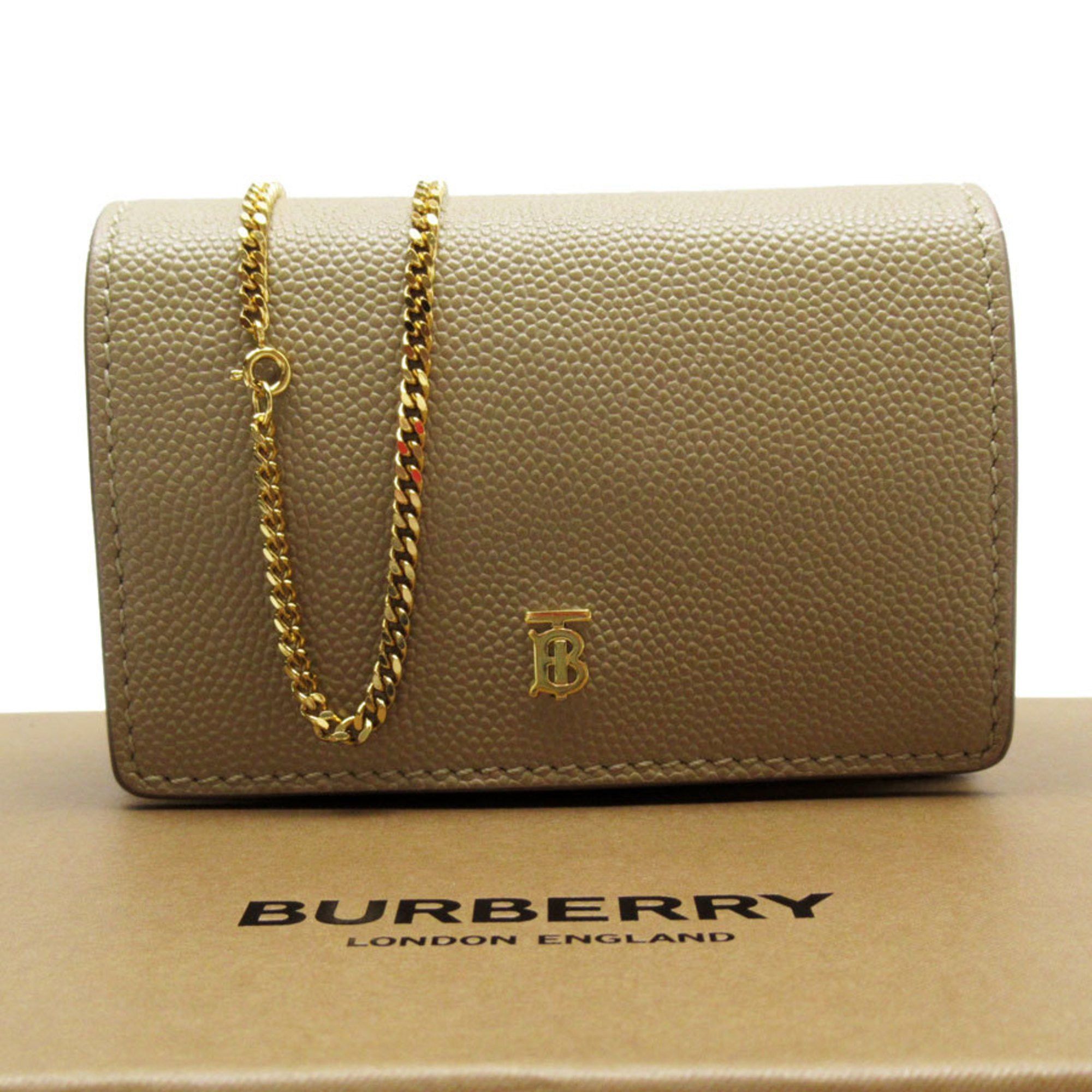 Burberry Wallet/Coin Case/Business Card Holder/Card Case/Leather