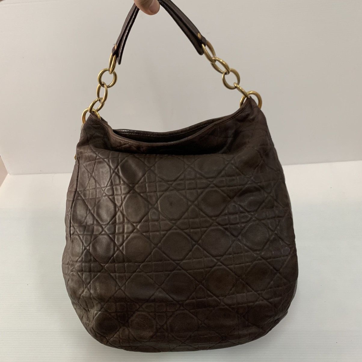 Christian Dior Monsieur Christian Dior Leather Shoulder Bag Size ONE SIZE - 1 Thumbnail