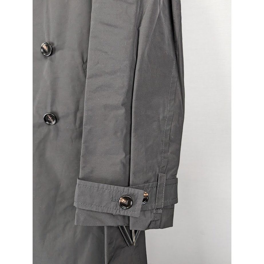 Bottega Veneta o1rshd1 Trench Fluid Technical Cotton Coat in Black Size US S / EU 44-46 / 1 - 8 Thumbnail