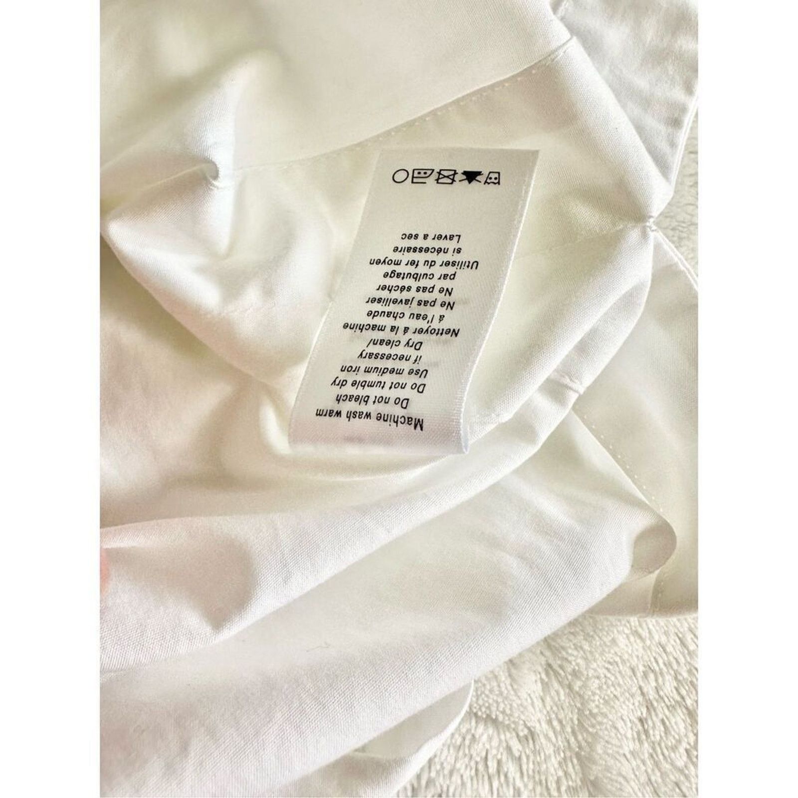 Rag & Bone Rag & Bone WALTA White Embroidered Belted Shirtdress XS Size XS / US 0-2 / IT 36-38 - 7 Thumbnail