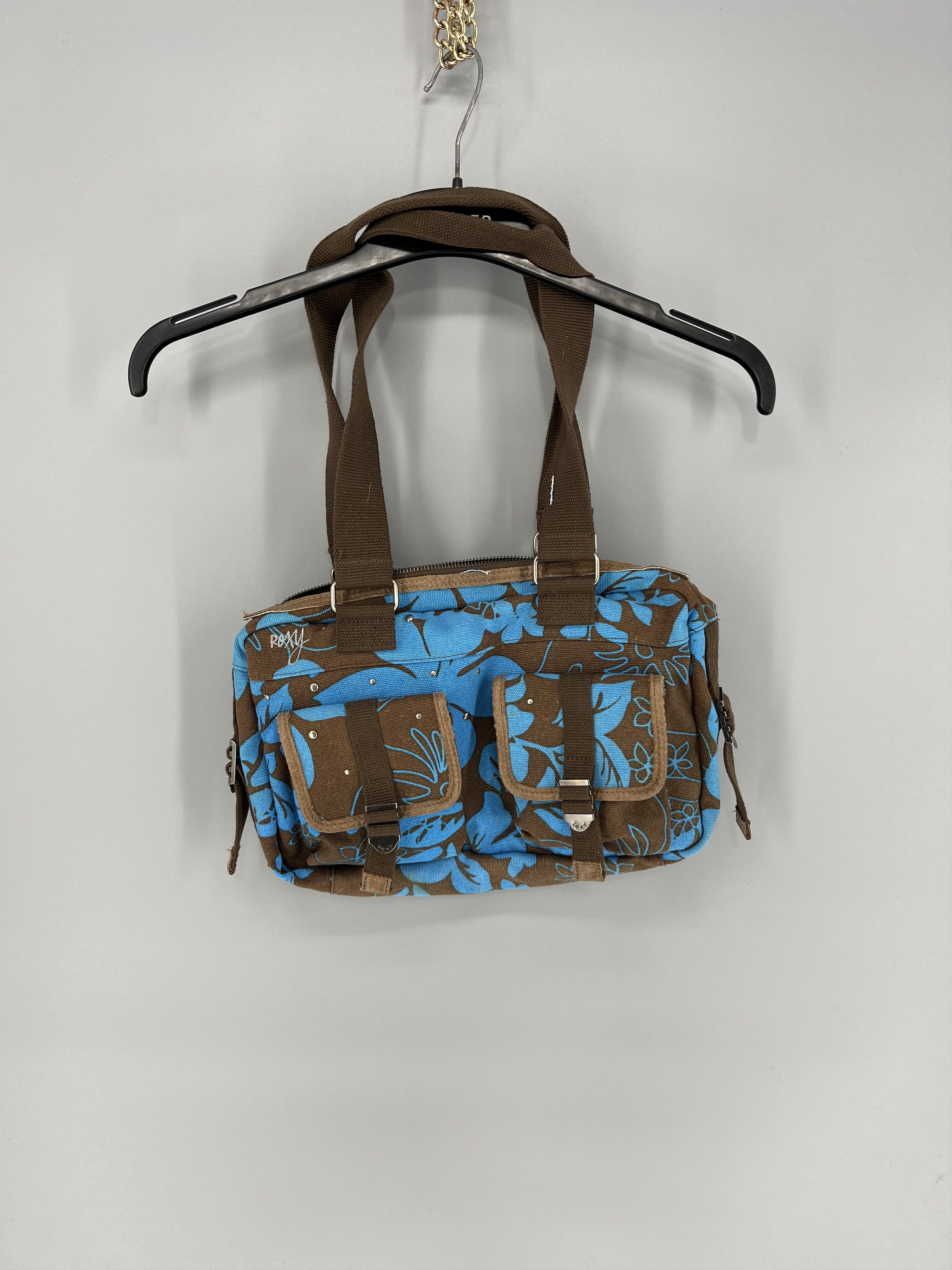 Quiksilver Vintage Y2K Roxy Quiksilver Abstract Shoulder Messenger Bag Size ONE SIZE - 1 Thumbnail