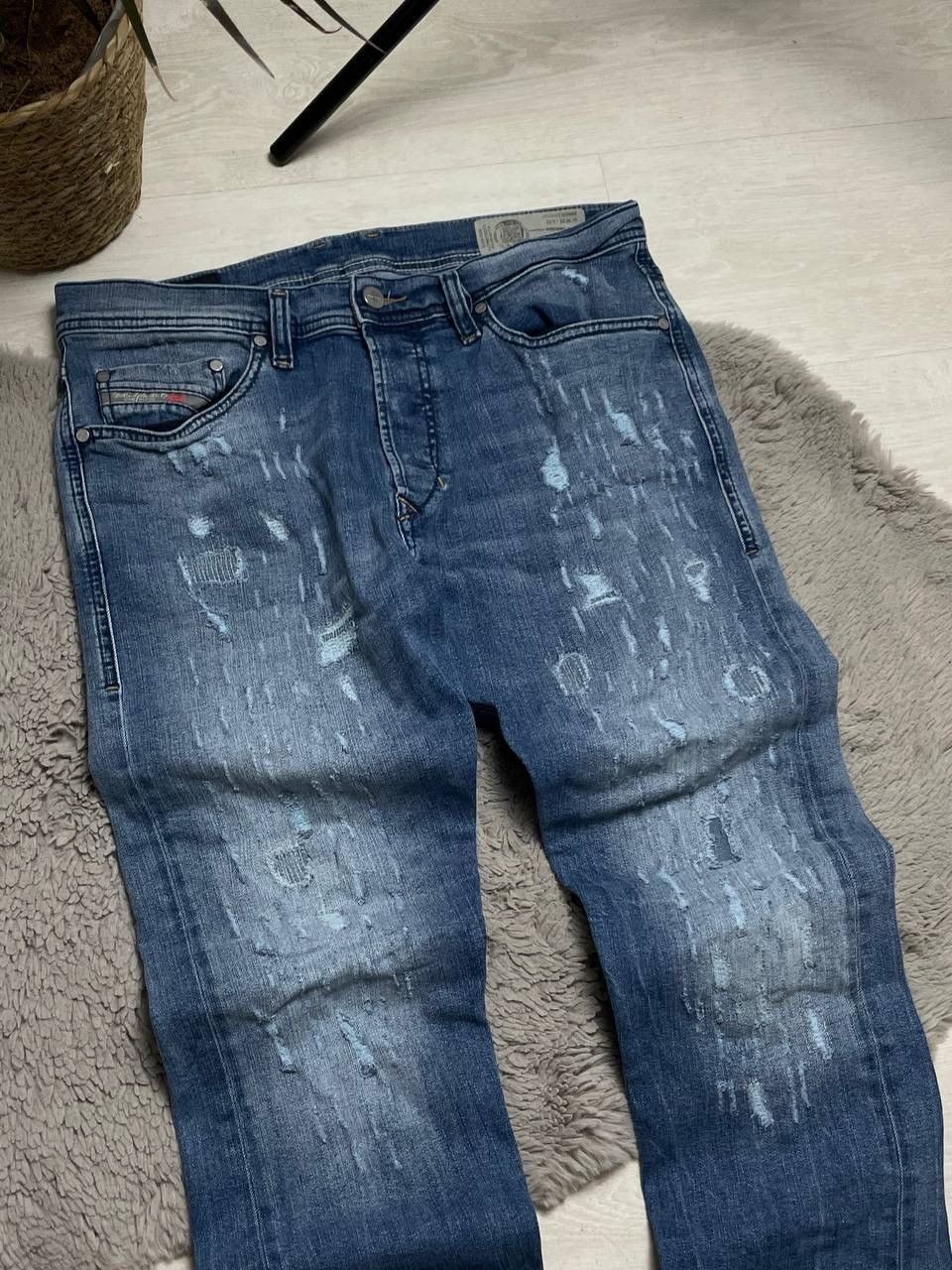 Diesel × Vintage Diesel Vintage 00’s denim washed pants distressed jeans Size US 30 / EU 46 - 3 Thumbnail