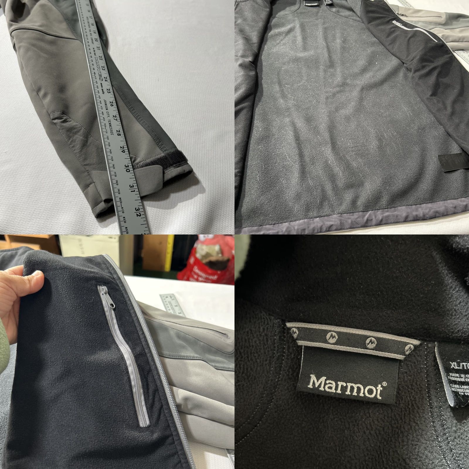 Marmot Marmot Jacket Men’s XL Gray Fleece Lined Full Zip Size US L / EU 52-54 / 3 - 8 Thumbnail