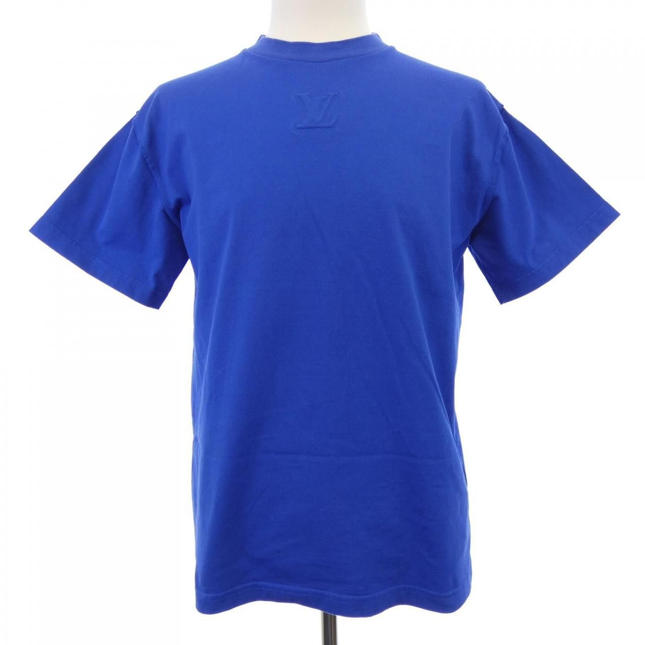 Louis Vuitton Louis Vuitton Louis Vuitton Embossed LV Cotton T Shirt Textile T-Shirts HNY55WDT3 DUTY FREE for USA Size ONE SIZE - 1 Thumbnail