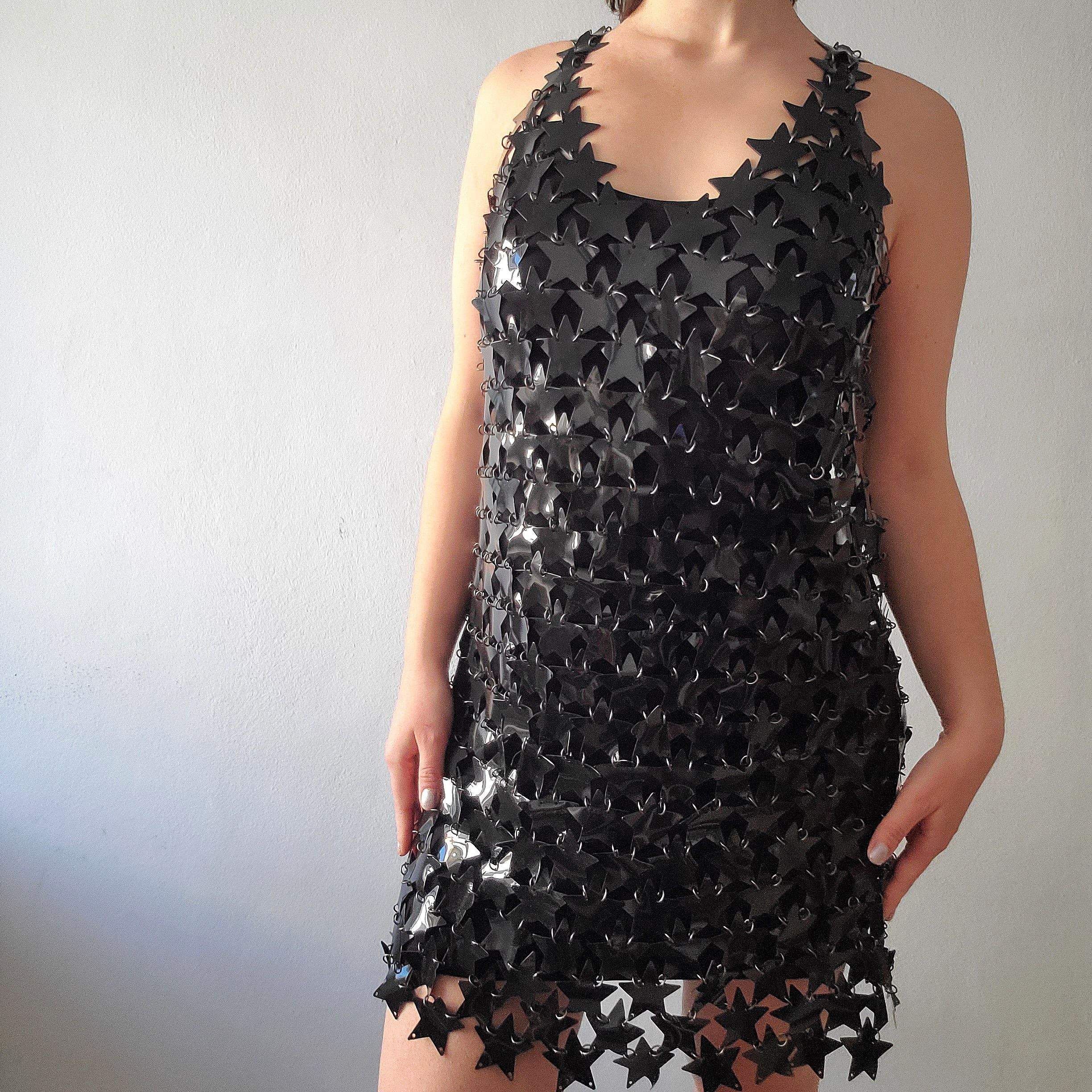 Paco Rabanne Paco Rabanne FW 2019 star chainmail shift mini dress Size XL / US 12-14 / IT 48-50 - 13 Thumbnail