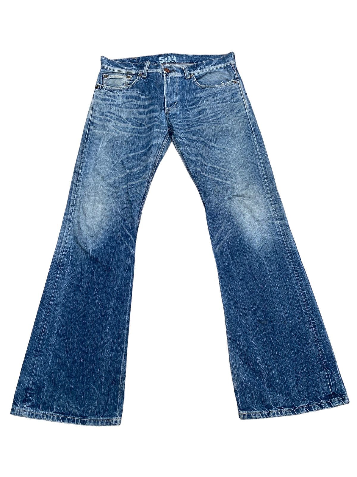 Edwin Edwin 503 Blue Trip Vintage Look Flare Pant Made In Japan Size US 36 / EU 52 - 1 Thumbnail