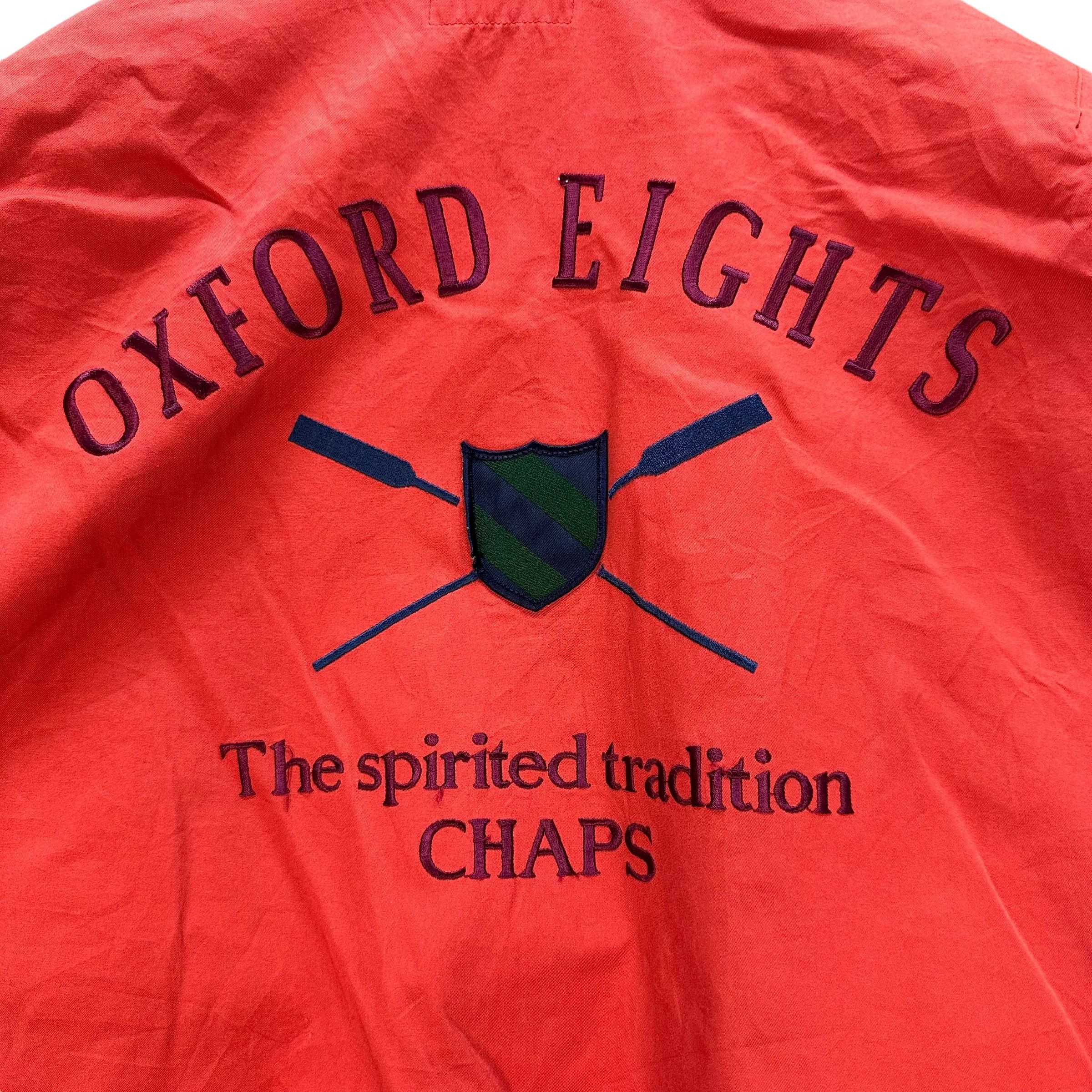 Chaps Ralph Lauren CHAPS RALPH LAUREN Oxford Eight Logo Bomber Jacket #109-1471 Size US L / EU 52-54 / 3 - 2 Thumbnail
