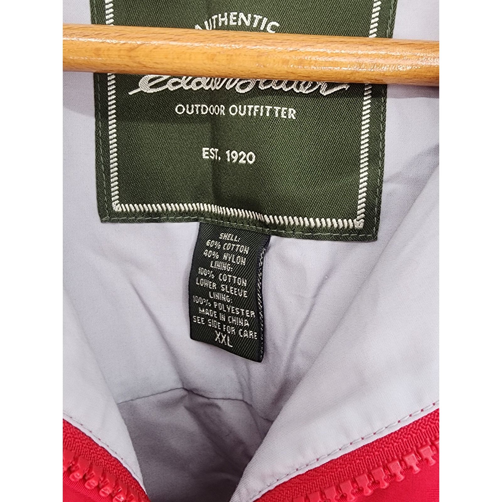 Eddie Bauer Eddie Bauer Red Water Repellent Wind Breaker Men's Size XXL Size US XXL / EU 58 / 5 - 4 Thumbnail