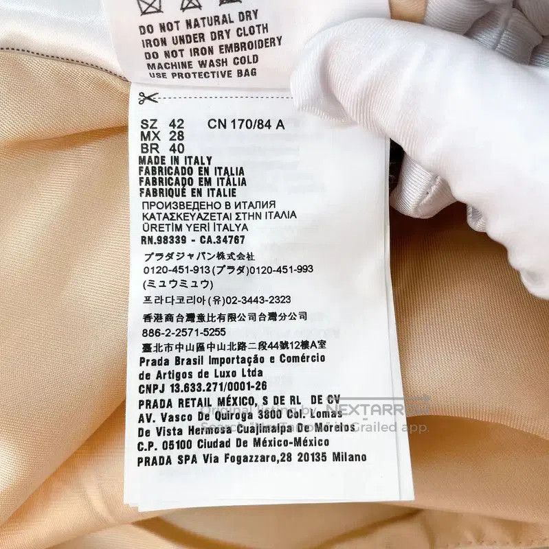 Miu Miu Miu Miu Beige Button-Up Jacket for Women . Size XL / US 12-14 / IT 48-50 - 8 Thumbnail