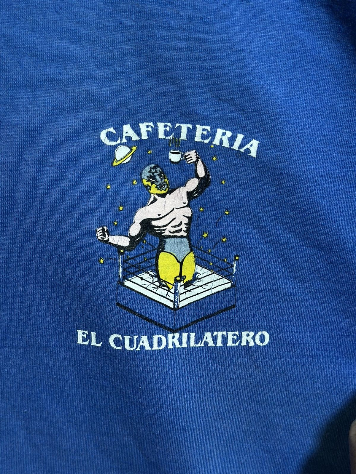 Vintage × WWE × WWF Vintage Cafeteria El Cuadratero Mexico Faded Tee Size US M / EU 48-50 / 2 - 3 Thumbnail