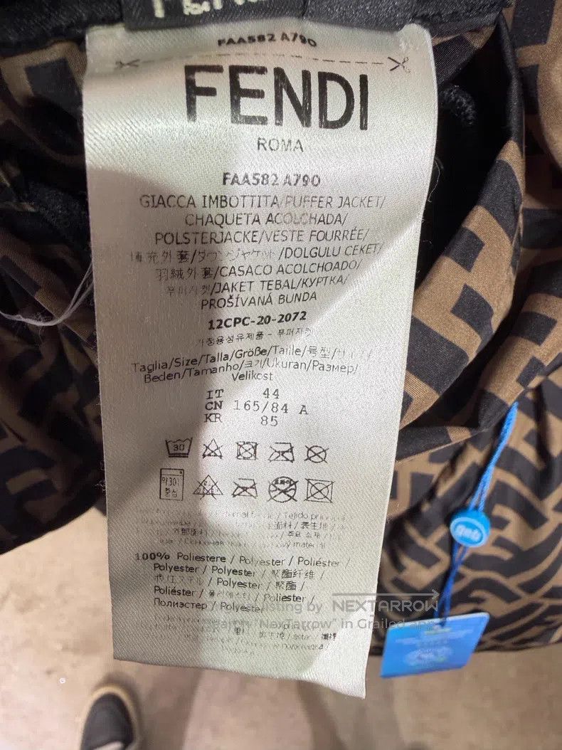 Fendi Fendi Two-sided print all-over print down jacket Size M / US 6-8 / IT 42-44 - 8 Thumbnail