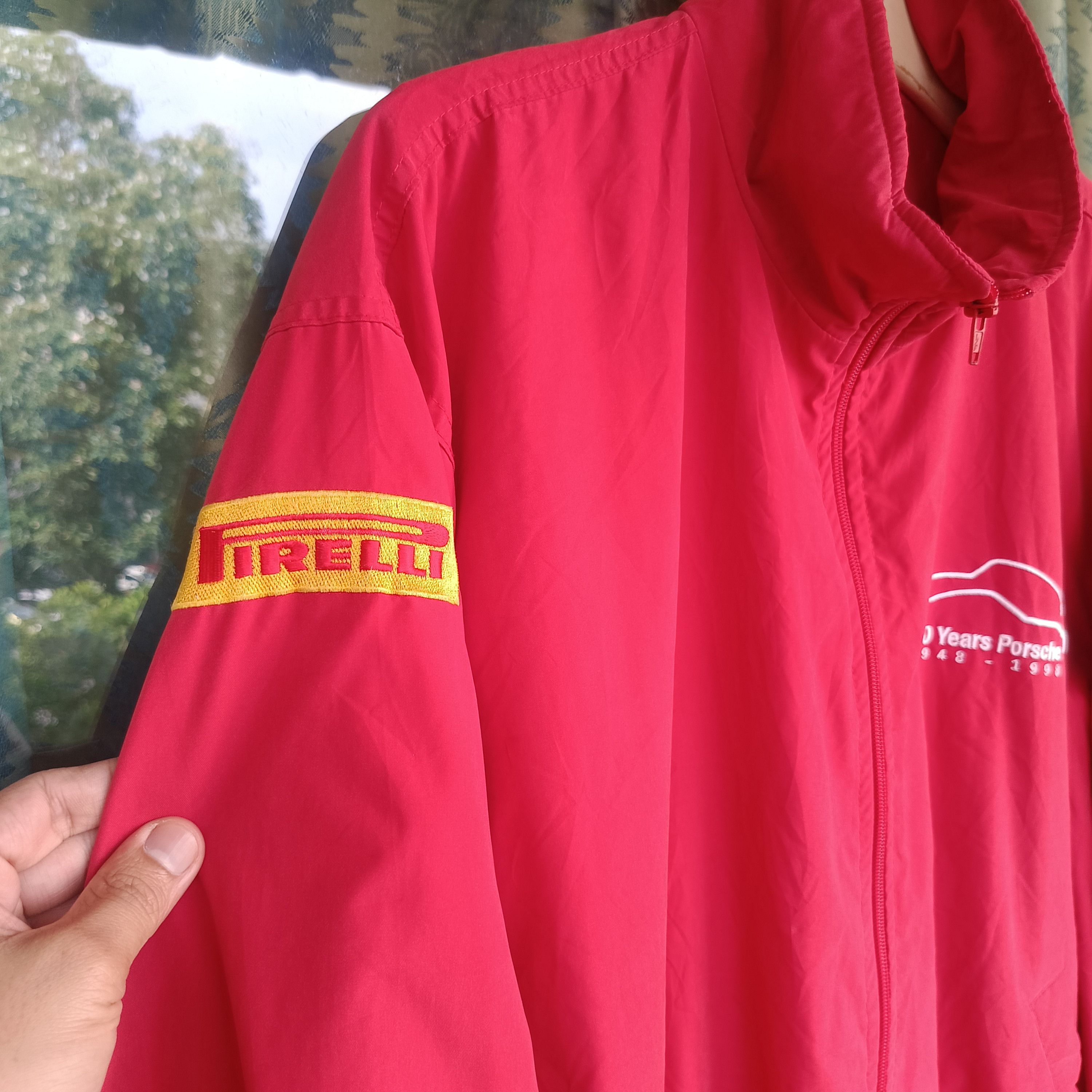 Pirelli Vintage Goodsport Porsche 50th Anniversary Racing Jacket Size US XL / EU 56 / 4 - 6 Thumbnail