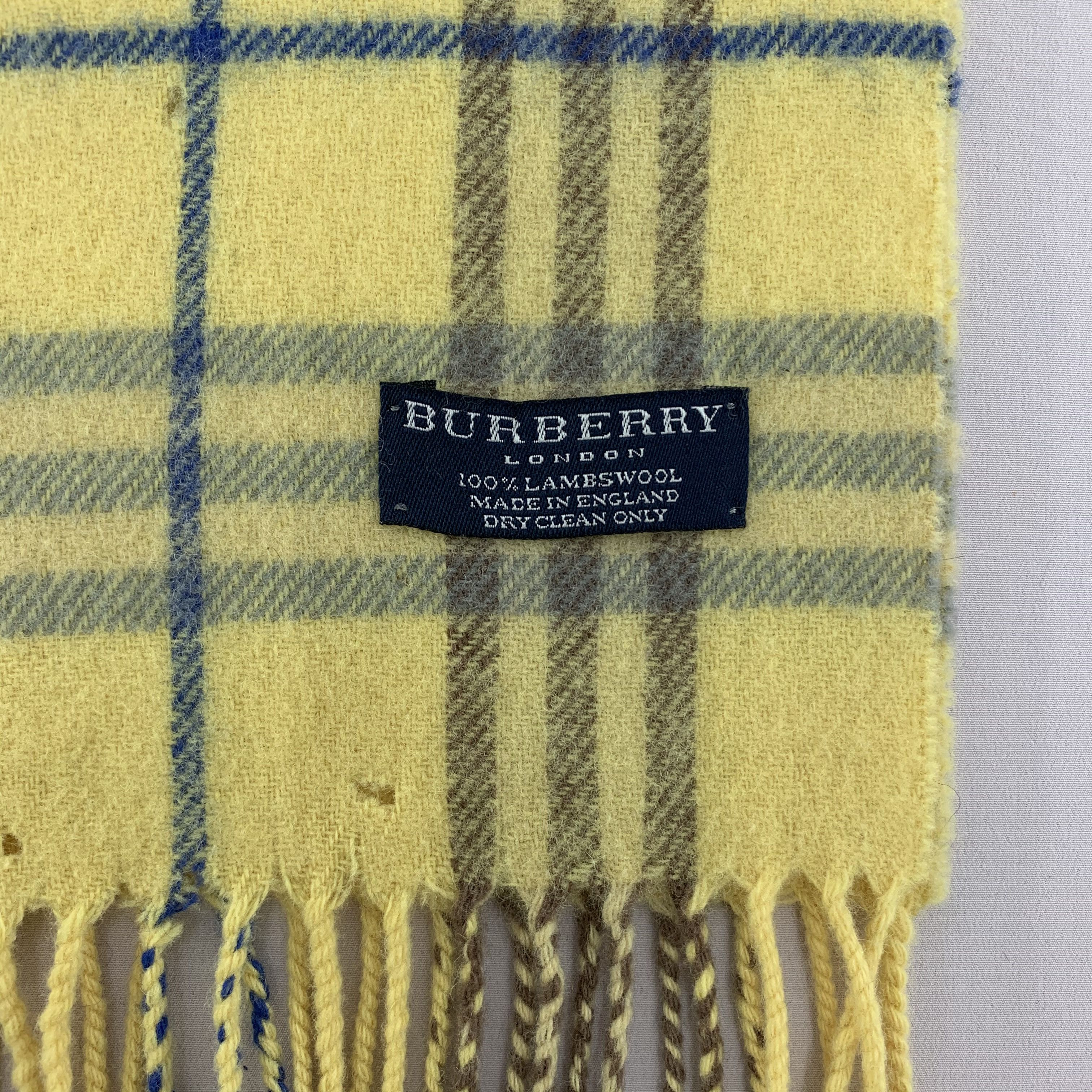 Burberry Burberry Scarf Wool Muffler Neck Wrap BL5140 Size ONE SIZE - 4 Thumbnail