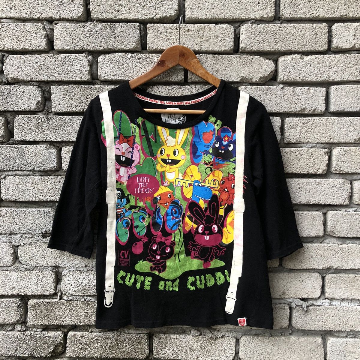 Cartoon Network Vintage Happy Tree Friends 3 Quarter Tshirt Size S / US 4 / IT 40 - 1 Thumbnail