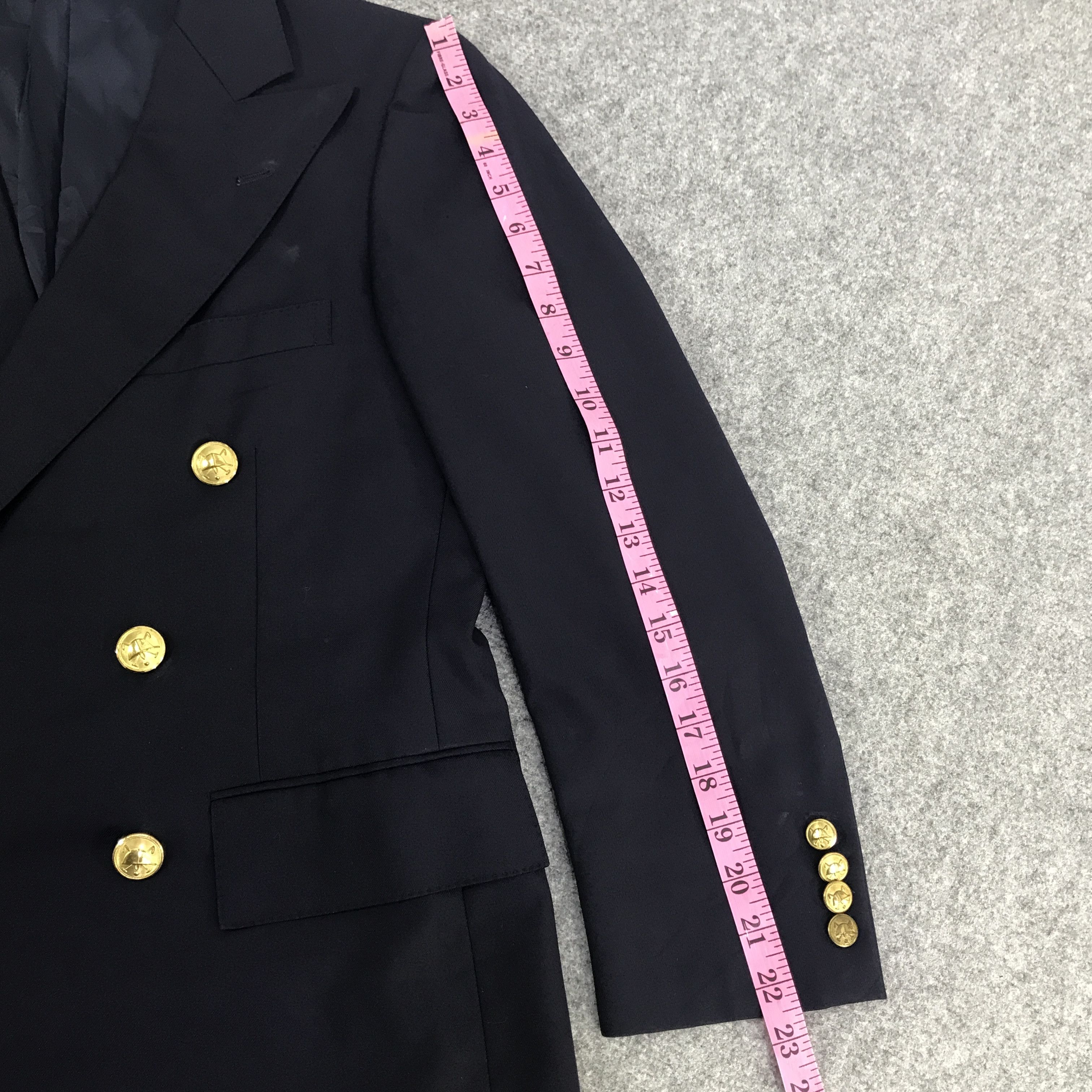 Polo Ralph Lauren Polo Ralph Lauren Double breasted gold button blazer K107B22 Size US M / EU 48-50 / 2 - 7 Thumbnail