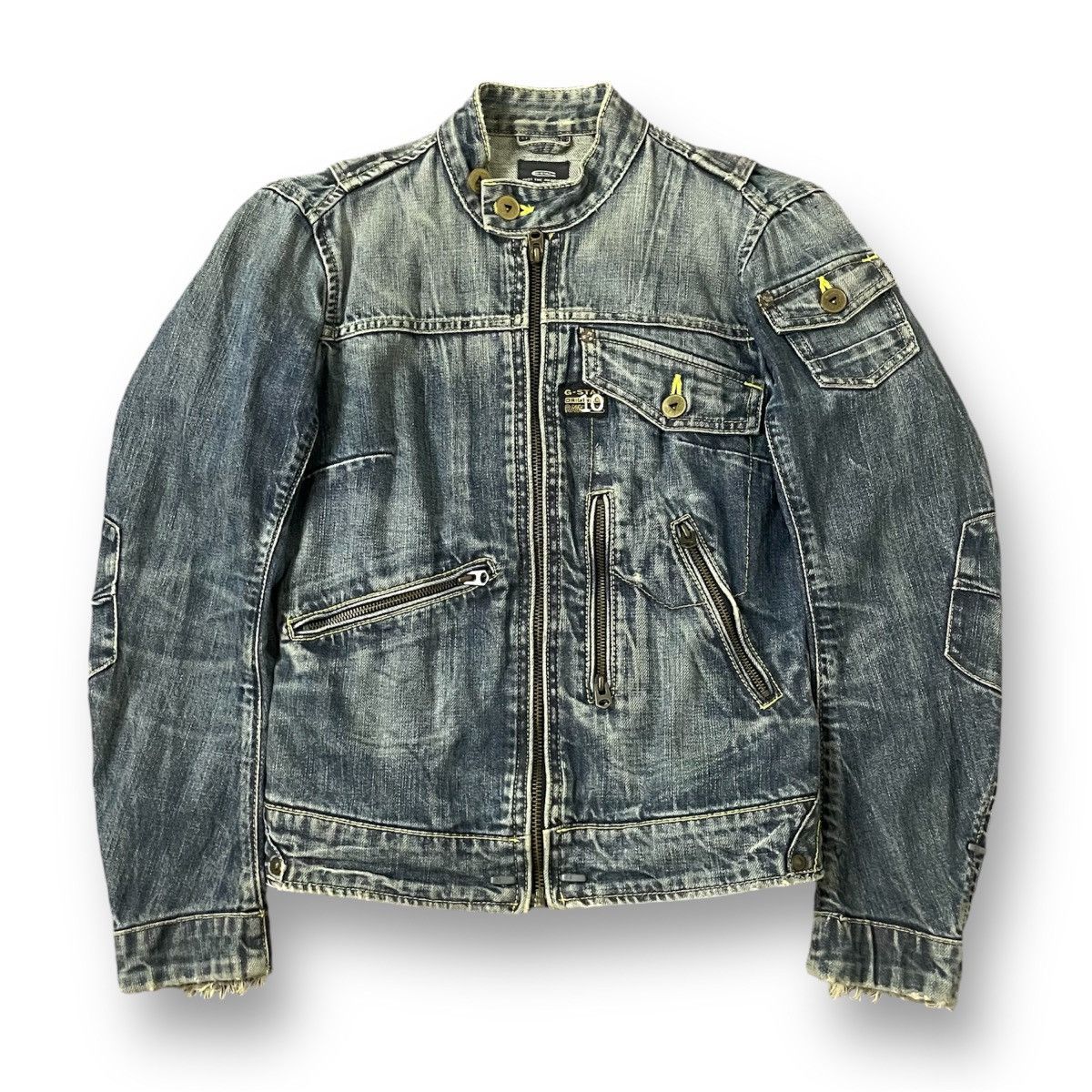 ジャケット・アウター L.G.B. G-4/M coating denim jacket L.G.B. Distressed Denim Jacket – SaolMortem