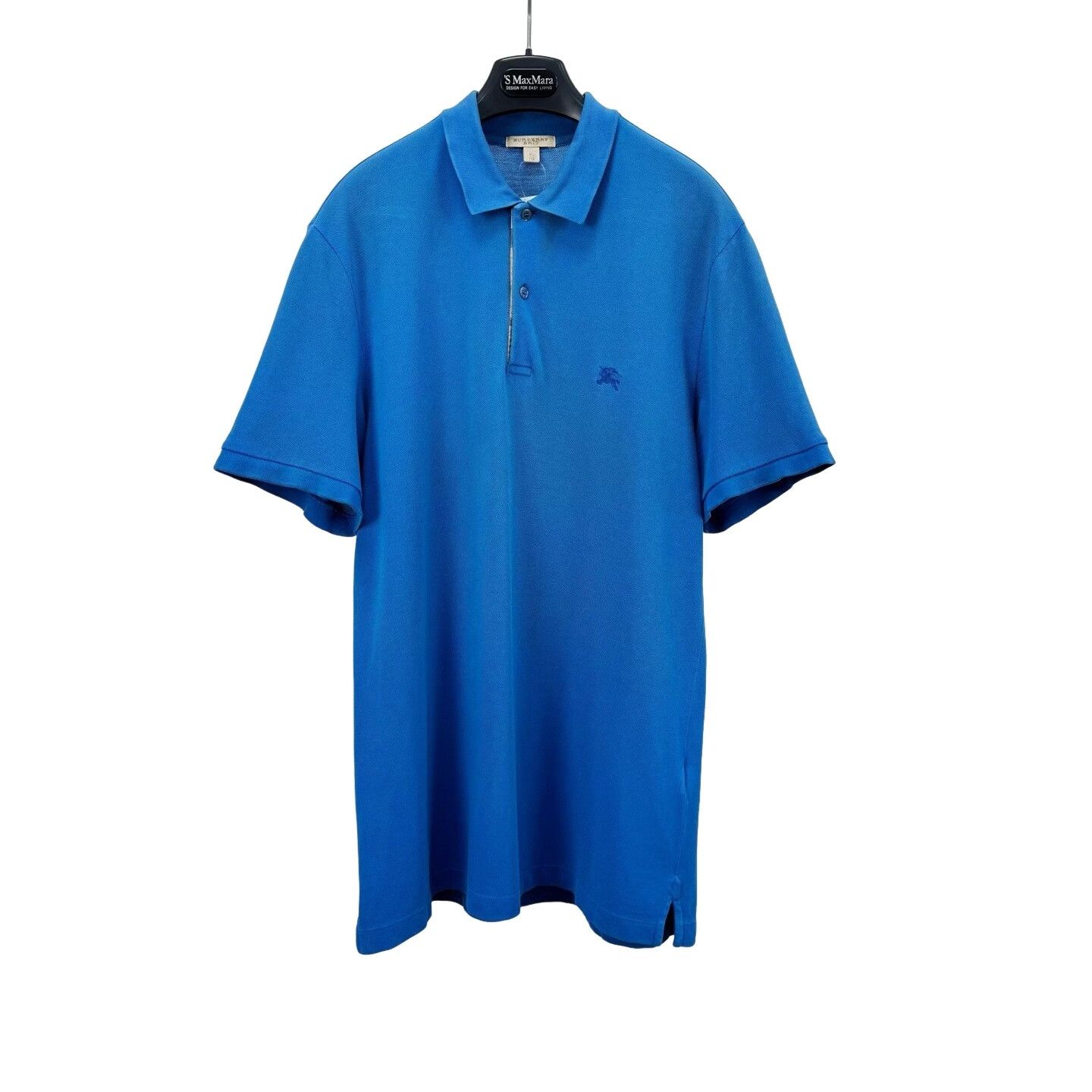 Burberry Burberry Brit Blue Embroidered Knight Polo Shirt XL Size US XL / EU 56 / 4 - 1 Thumbnail
