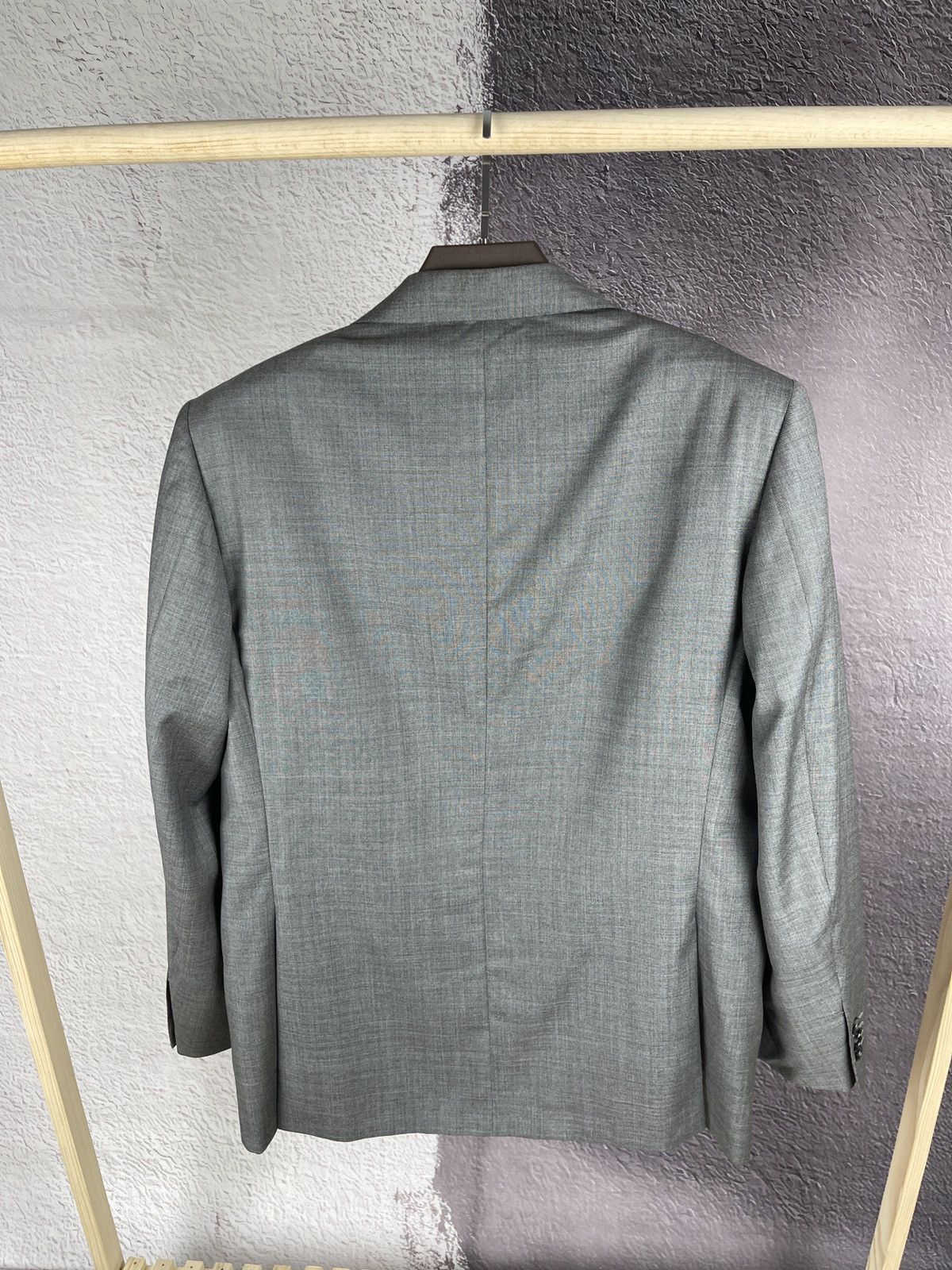 Corneliani Corneliani virgin wool grey 2 button blazer coat Size 42R - 8 Thumbnail