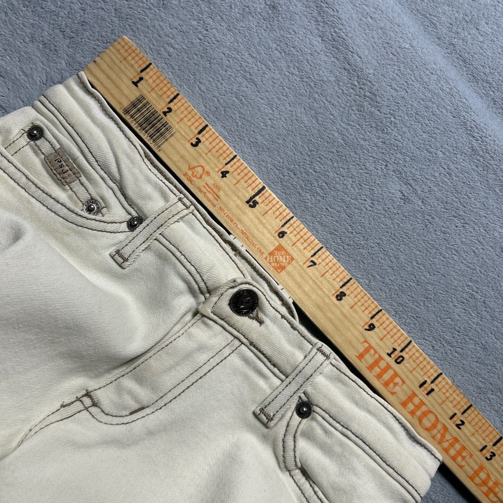 Levi's Beyond Baggy Jeans Womens 25x32 Raw Hems Flare Hamilton Wide Size 38" / US 16 / IT 52 - 12 Thumbnail