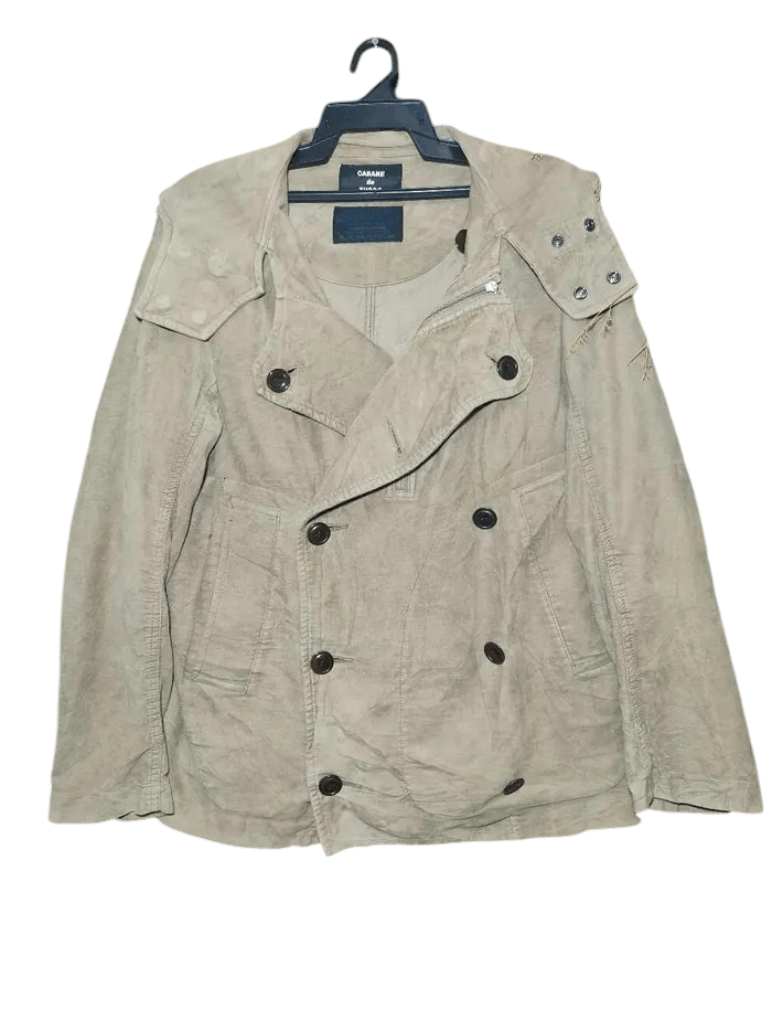 CABANE de ZUCCa CABANE DE ZUCCA DOUBLE BREAST HOODIE JACKET Size M / US 6-8 / IT 42-44 - 1 Thumbnail