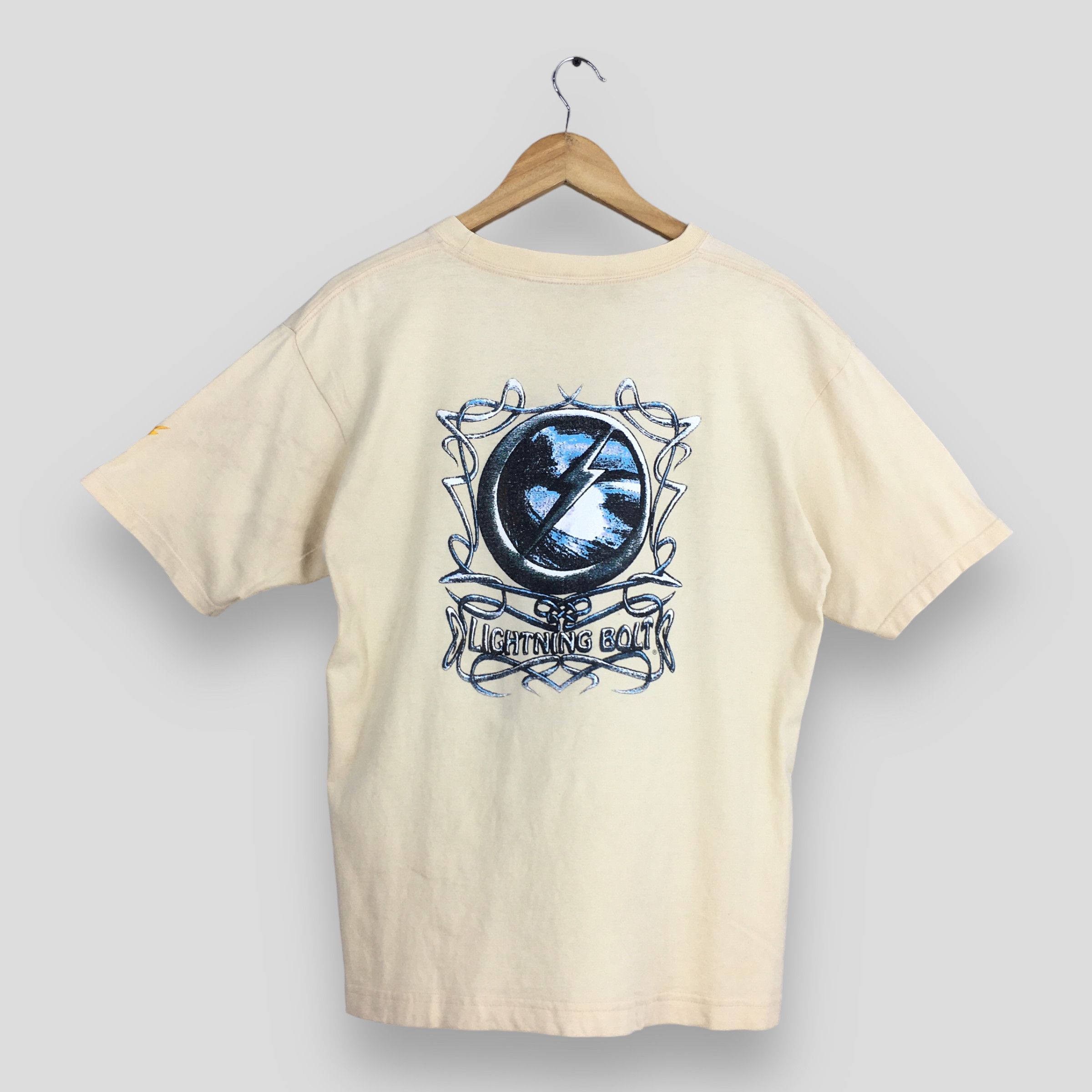 Lightning Bolt Vintage 90's Lightning Bolt Surfing T shirt Medium Size US M / EU 48-50 / 2 - 1 Thumbnail