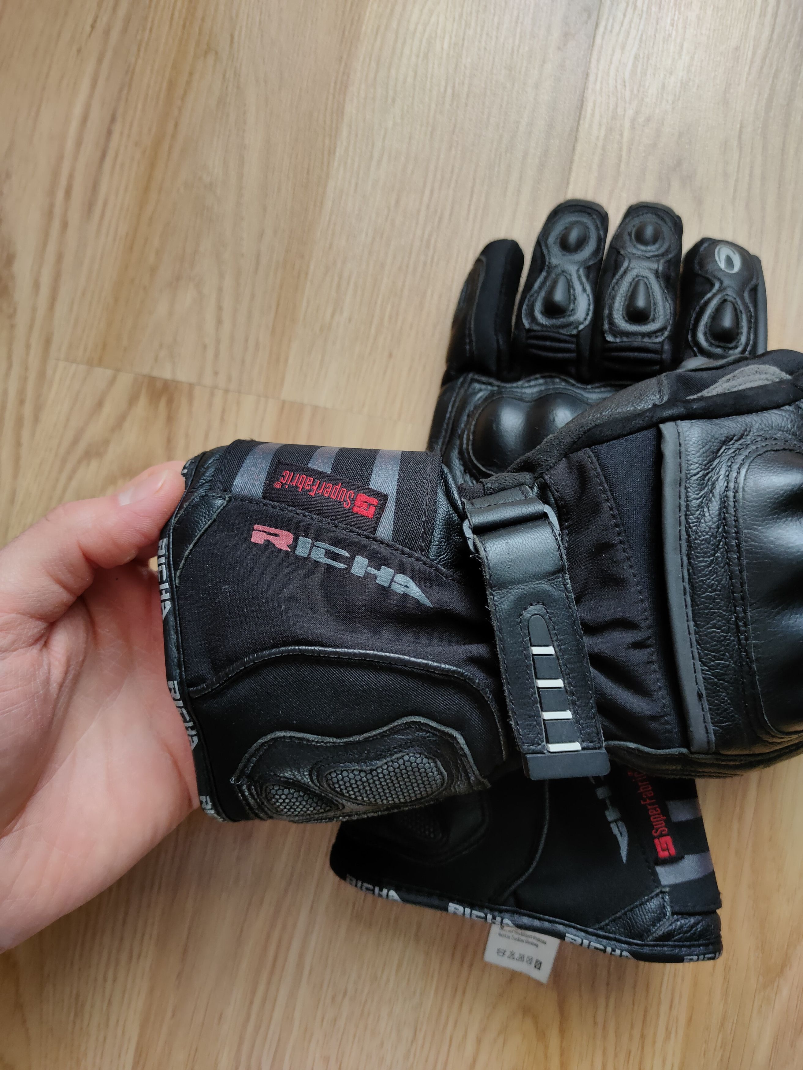 Alpinestars Richa S motorcycle gloves leather motorcycle gloves richa Size ONE SIZE - 9 Thumbnail