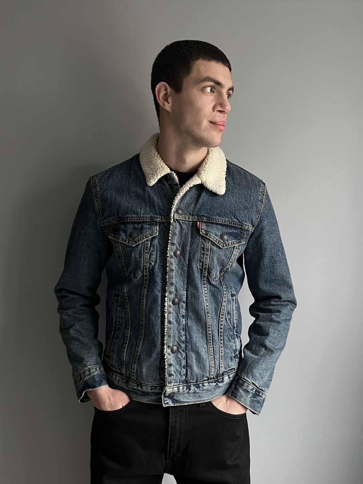 Levi's Vintage Levi’s Sherpa Denim Jacket Size US S / EU 44-46 / 1 - 4 Thumbnail