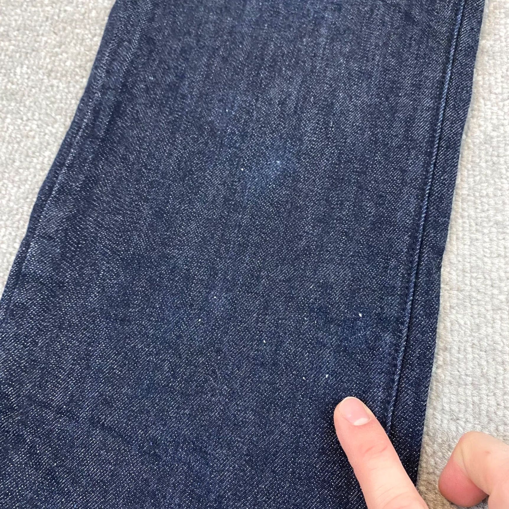 Prps PRPS Demon Jeans Mens 34x26 Blue Dark Wash Denim Pants Button Fly 5-Pocket Regular Size US 34 / EU 50 - 7 Thumbnail