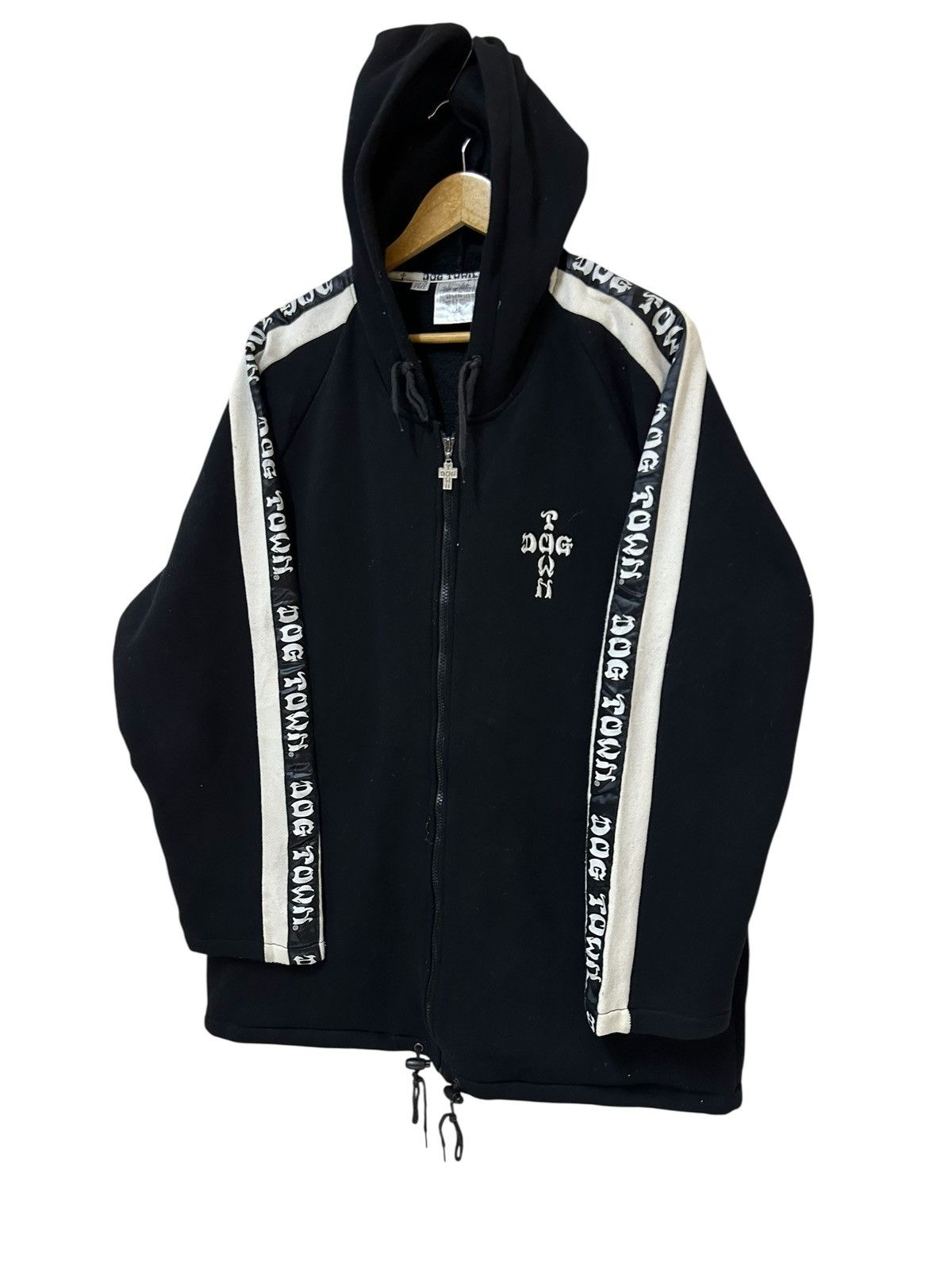Dogtown Vintage Dogtown Sidetape Hoodie Big Logo Size US XL / EU 56 / 4 - 3 Thumbnail
