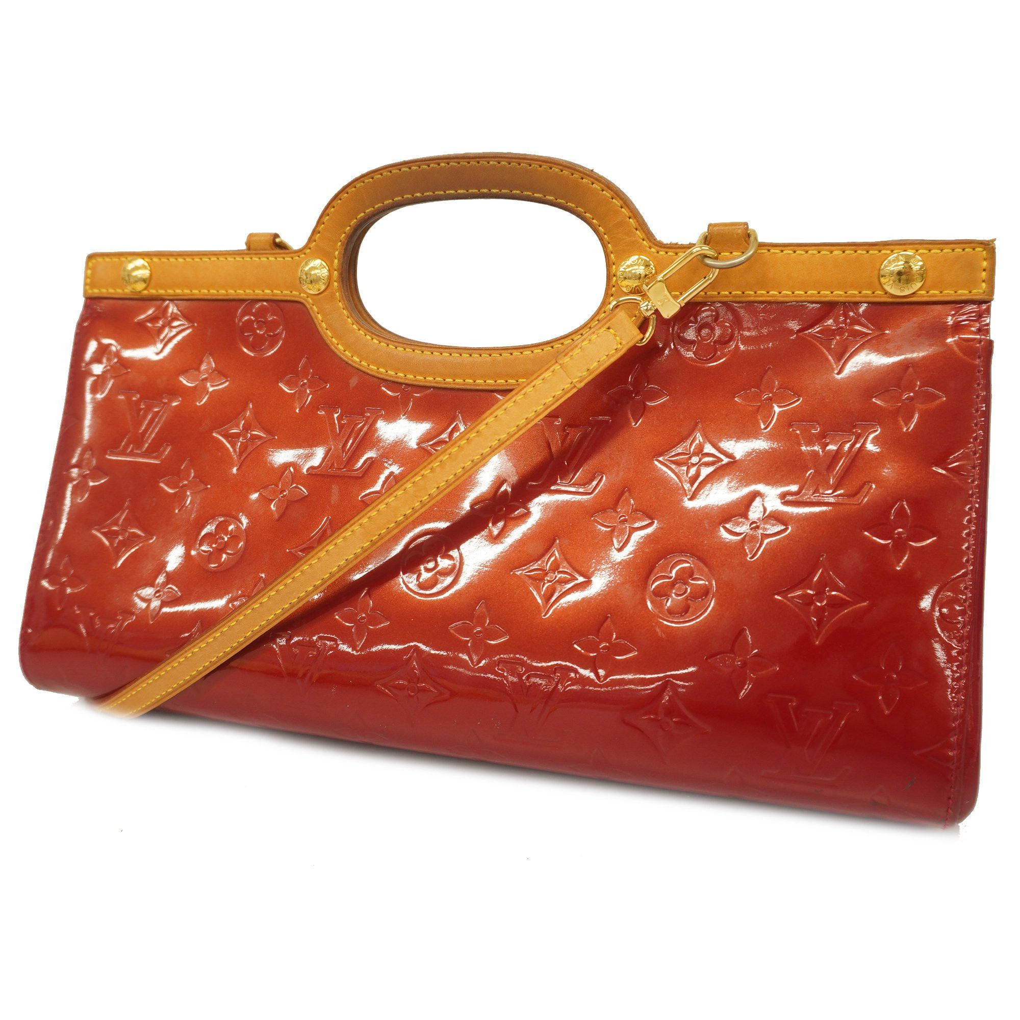 Louis Vuitton Pomme D'Amour Monogram Vernis Roxbury Drive Bag