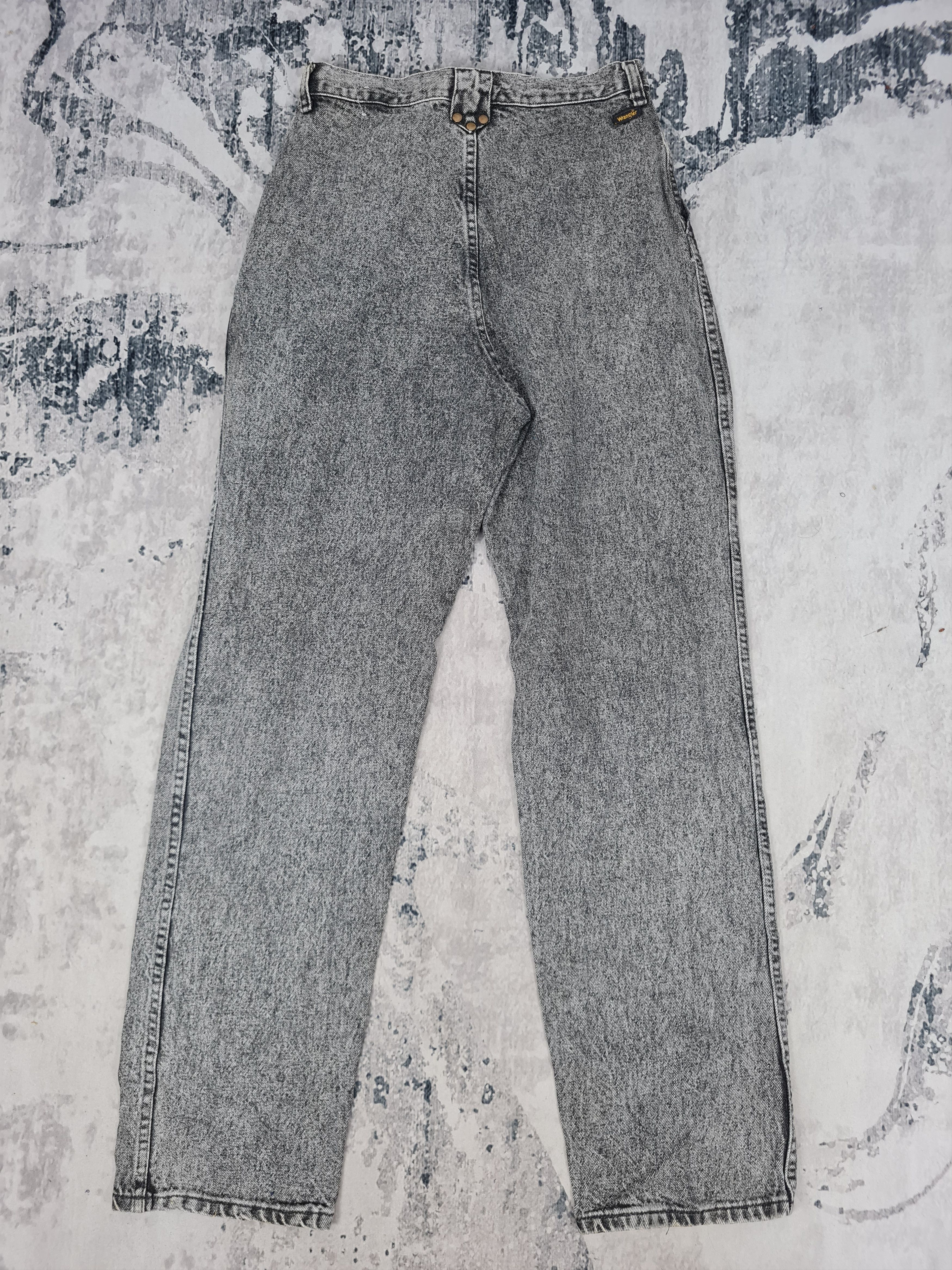 Other Vtg 80's WRANGLER Acid Wash Moms Jeans 29x33 Jeans JB0125 Size 29" - 2 Thumbnail