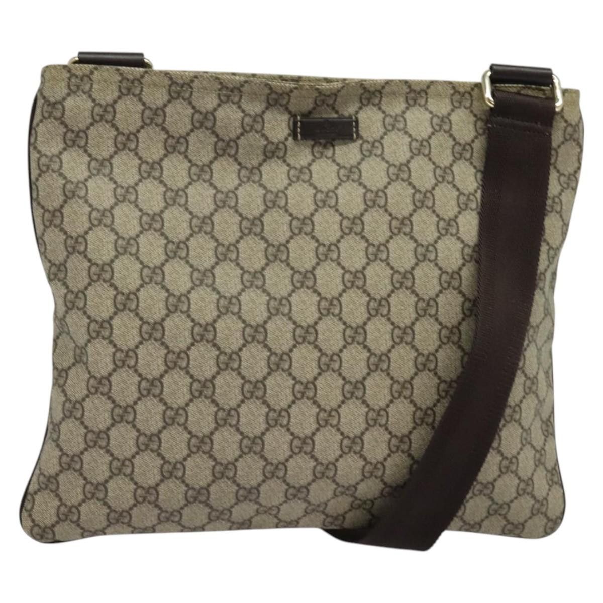 Gucci GUCCI GG Supreme Shoulder Bag Pvc Beige Gold Size ONE SIZE - 1 Thumbnail