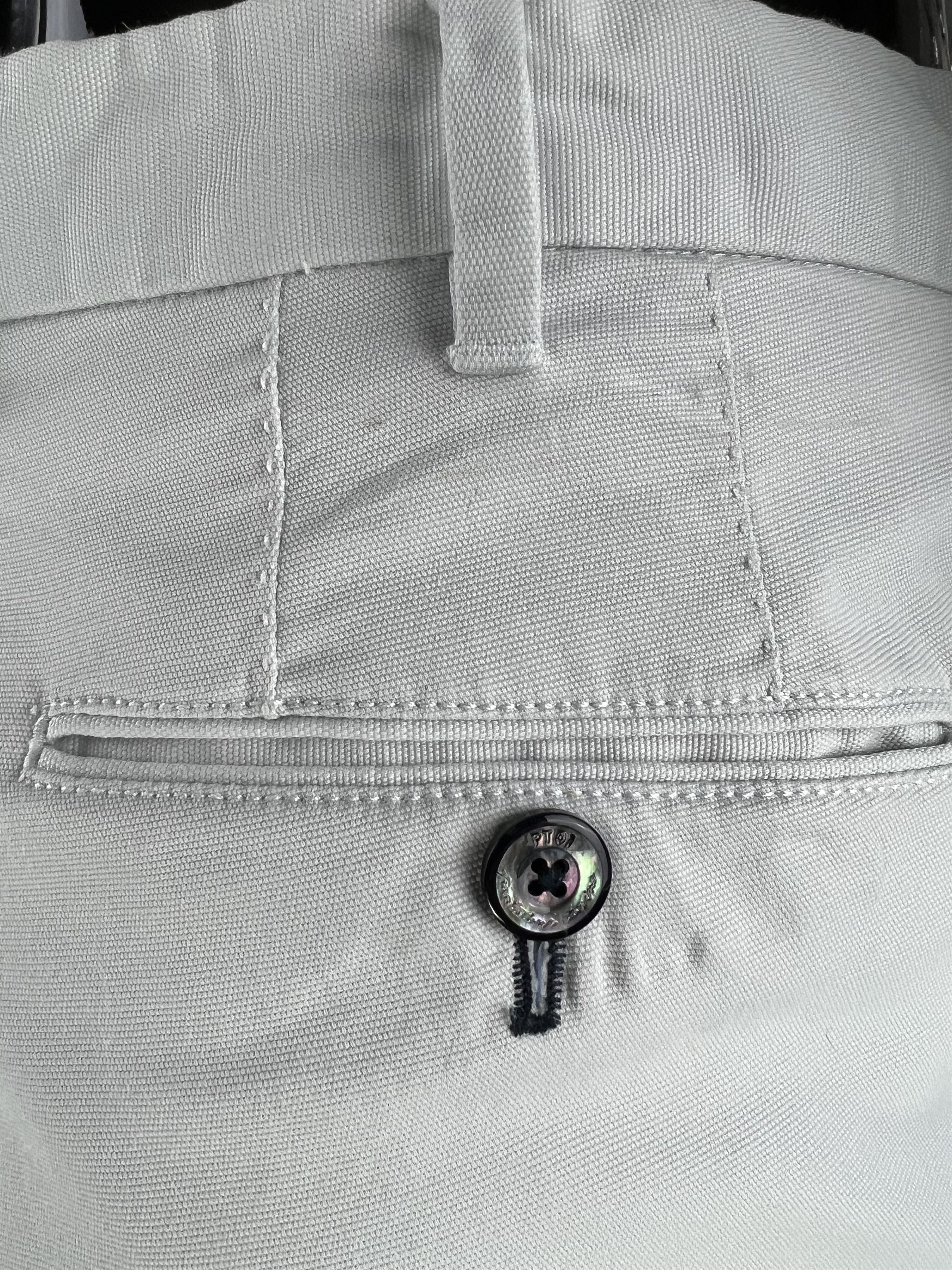 PT Torino PT01 Men's Light Blue Pants Size 52 Slim Fit Stretch Size US 34 / EU 50 - 5 Thumbnail