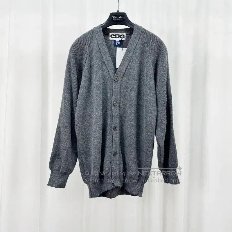 Comme des Garcons Comme des Garçons Gray Wool Cardigan for Men . Size US M / EU 48-50 / 2 - 1 Thumbnail