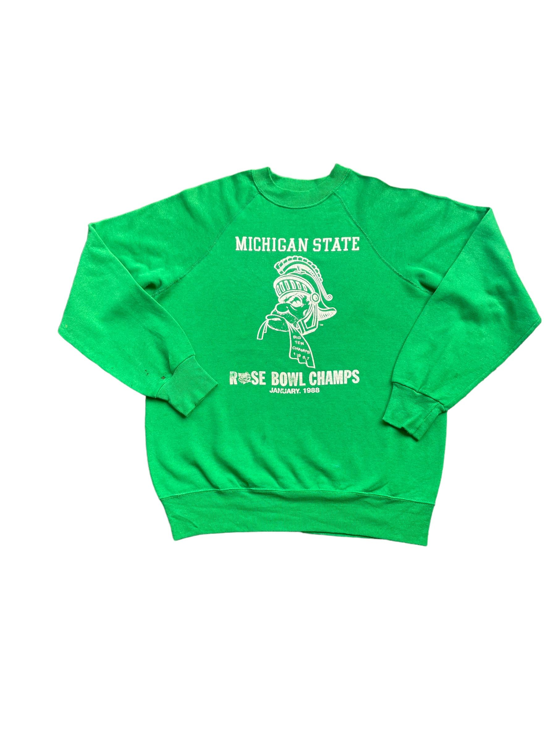 NFL × Vintage Vintag 1988 Michigan State Rose Bowl Champs Crewneck Size US L / EU 52-54 / 3 - 1 Thumbnail