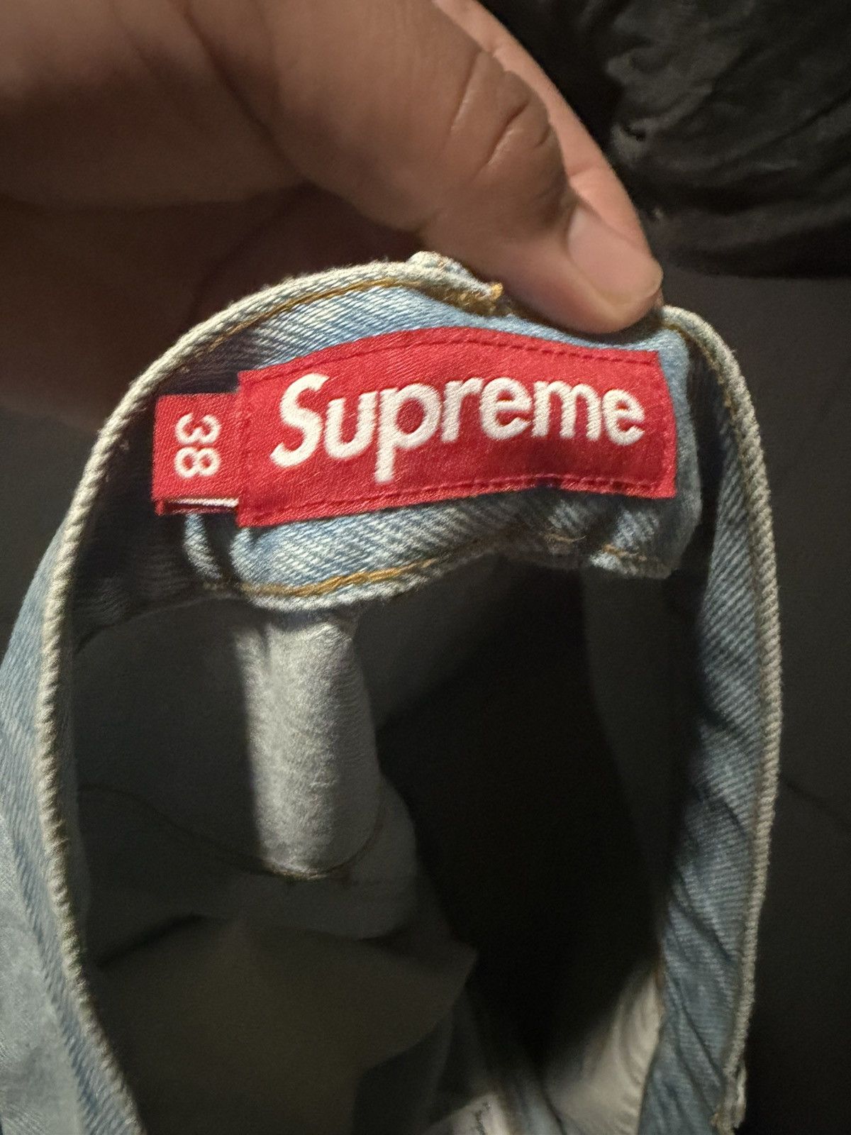 Supreme Supreme Baggy Jean (FW24) Light Washed Indigo Size US 38 / EU 54 - 8 Thumbnail