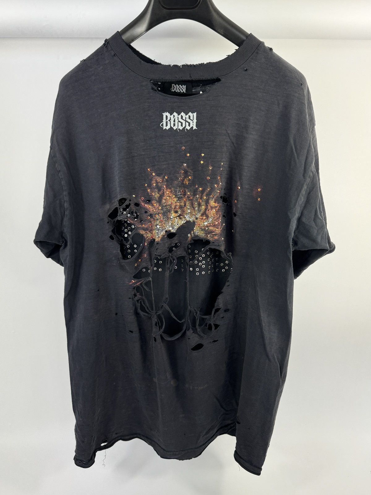 Bossi Sportswear 1 OF 1 RHINESTONE HARLEY DAVIDSON VINTAGE T-SHIRT Size US L / EU 52-54 / 3 - 7 Thumbnail